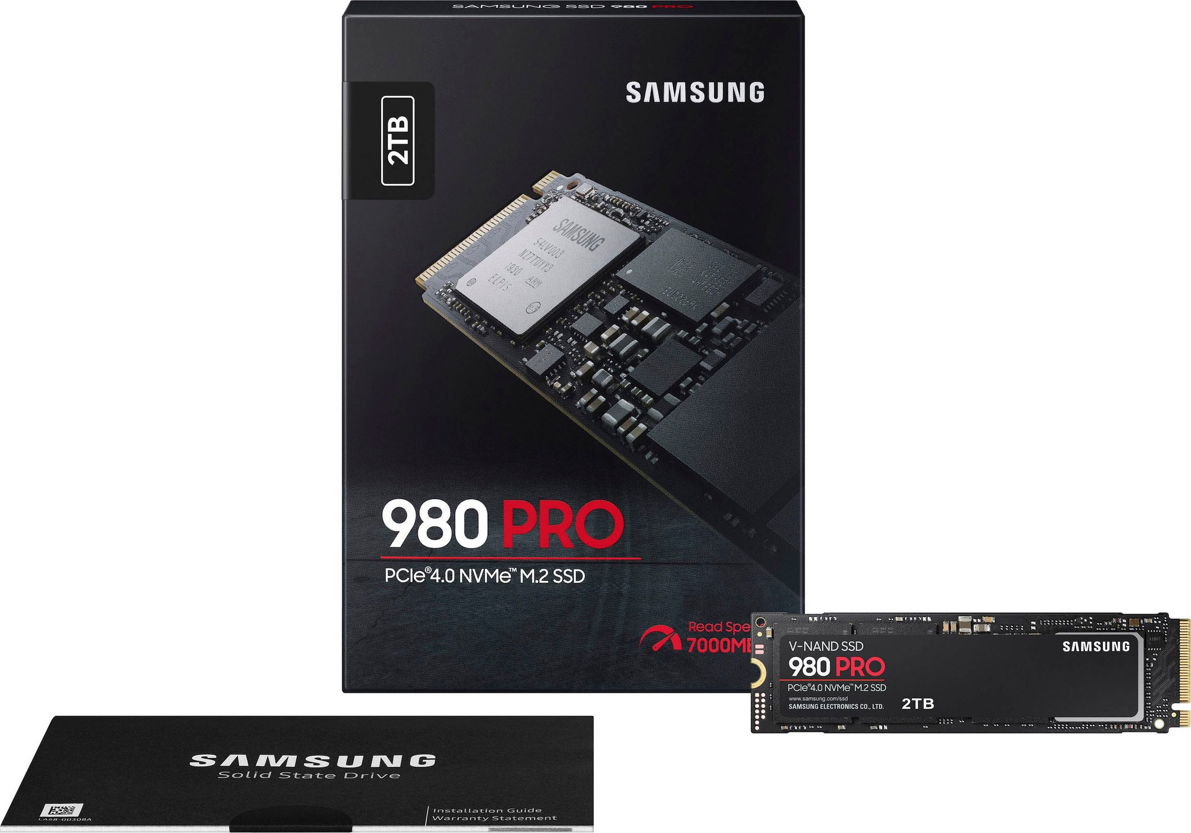 Samsung interne SSD »980 PRO 2TB SSD + PS5 DualSense«, Anschluss M.2 PCIe 4.0