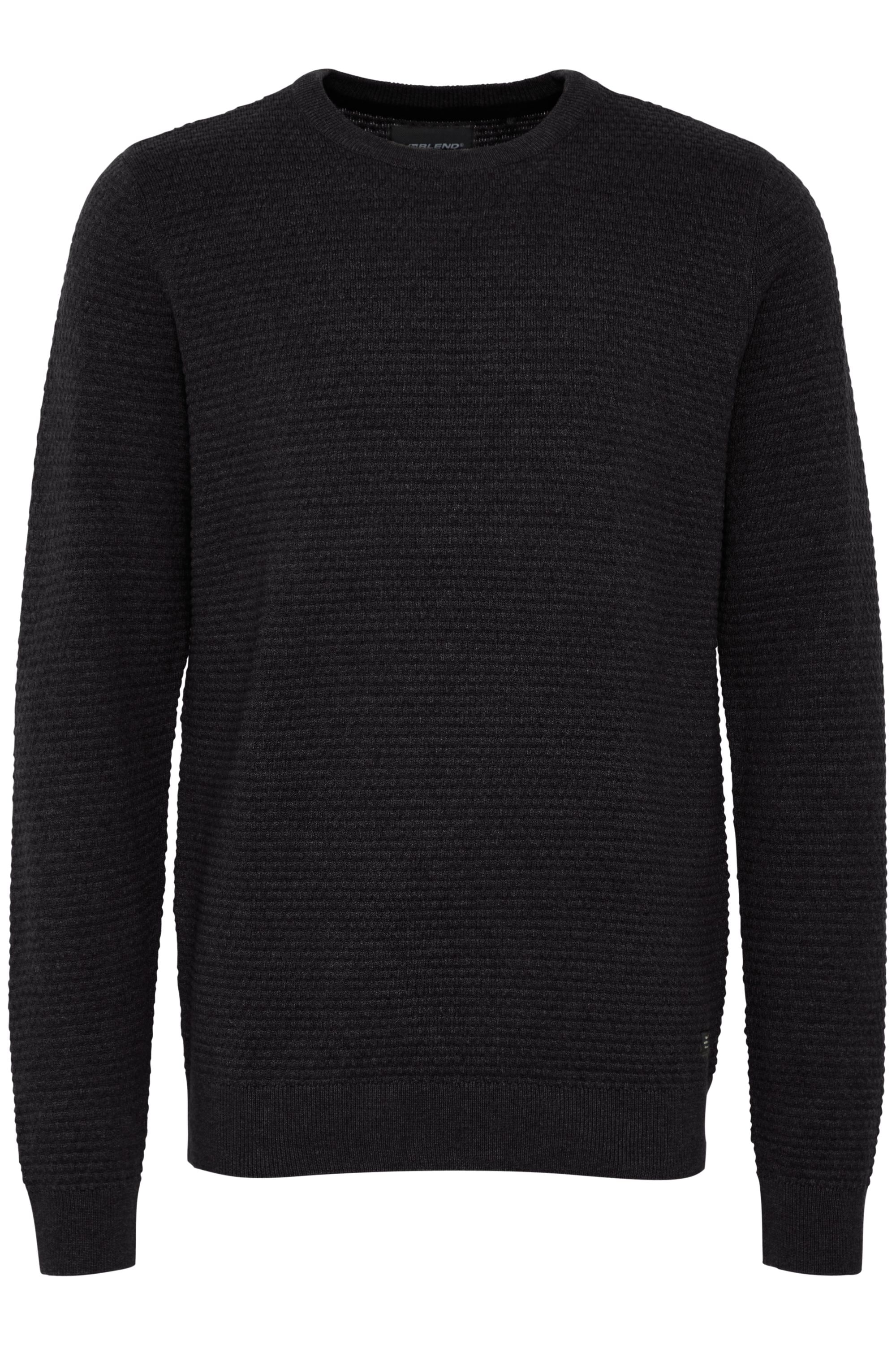 BLEND BHZap Knit Fleece Pullover Black XL 4