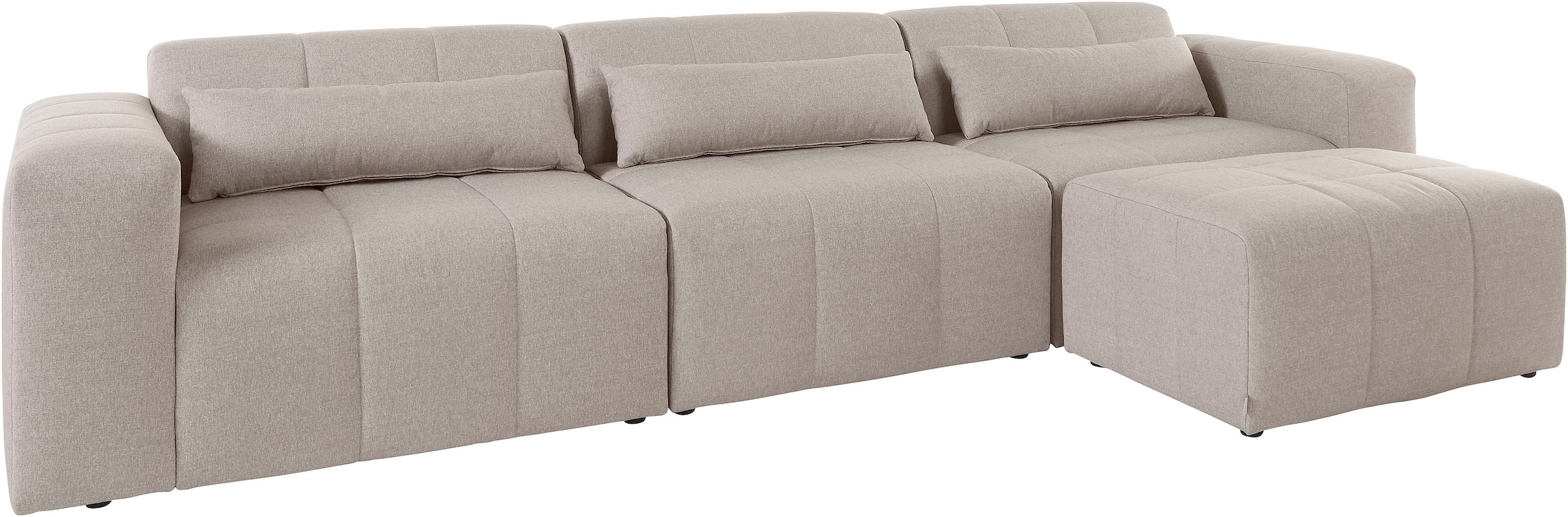 LeGer Home by Lena Gercke Ecksofa »Maileen L-Form«, Modulsofa, bestehend aus 4 Modulen, Farben mixbar