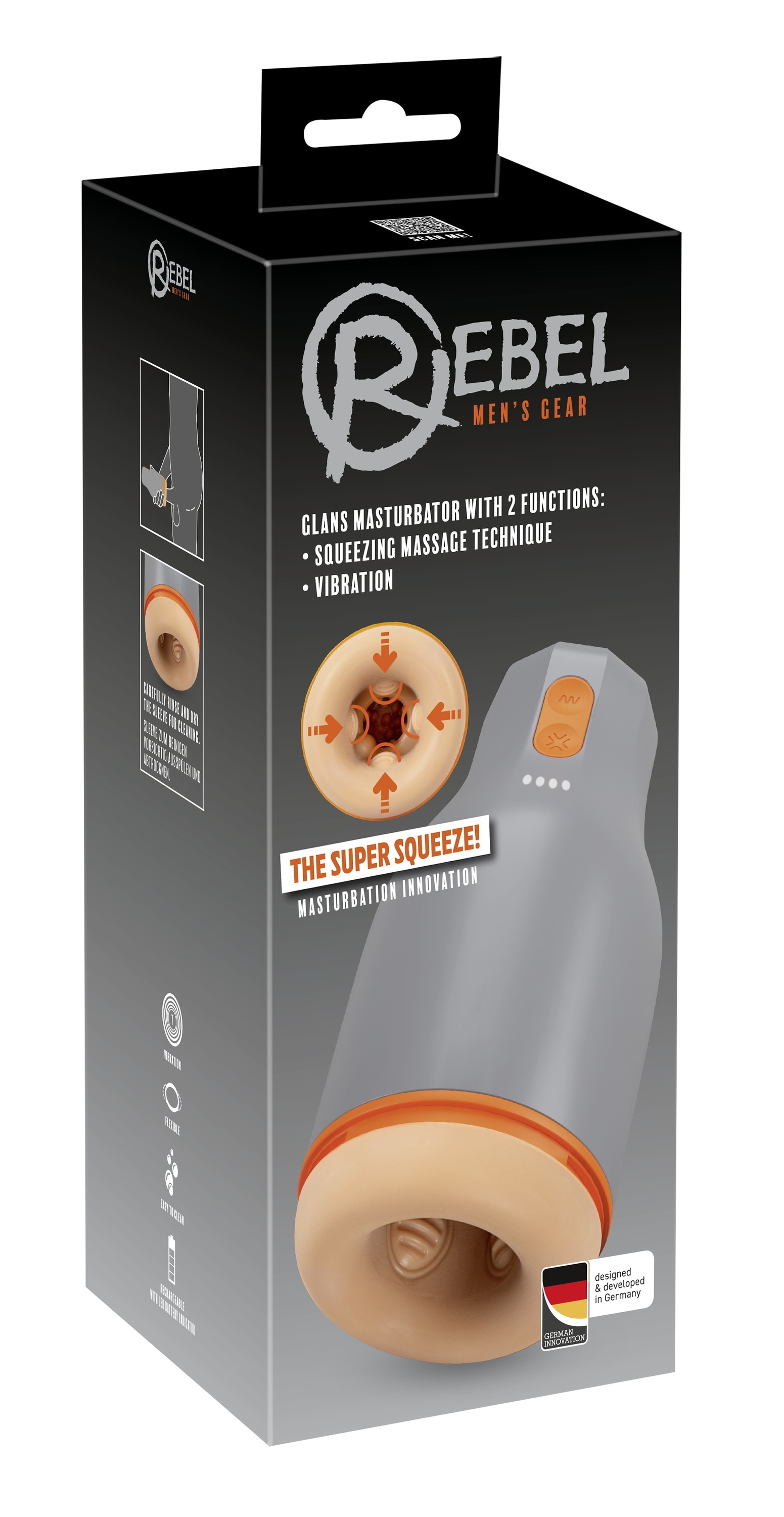 REBEL Masturbator »Masturbator Glans Masturbator with 2 Functions«