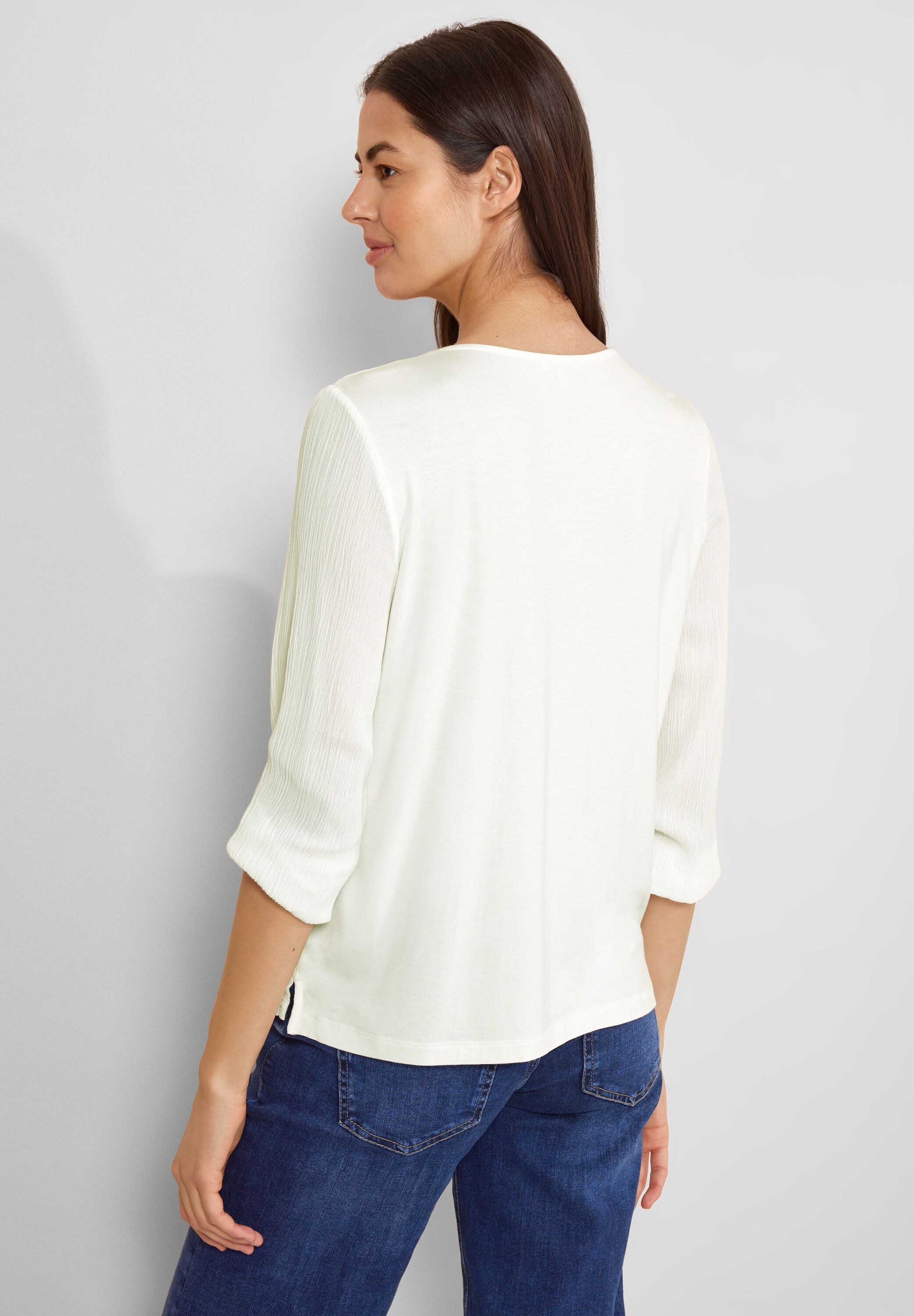 STREET ONE 3/4-Arm-Shirt, Jersey