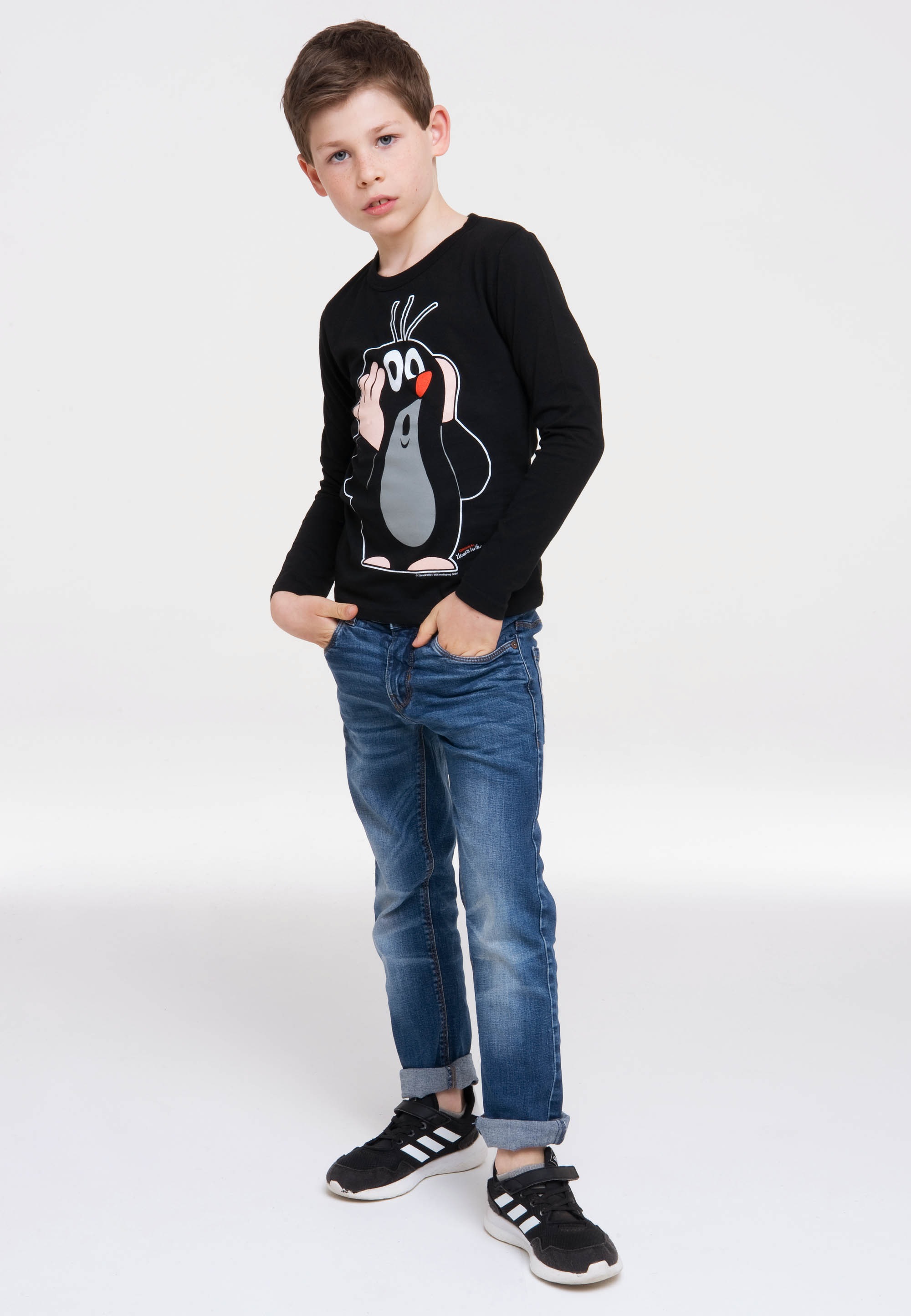 LOGOSHIRT Langarmshirt »Der kleine Maulwurf«, mit lizenziertem Print