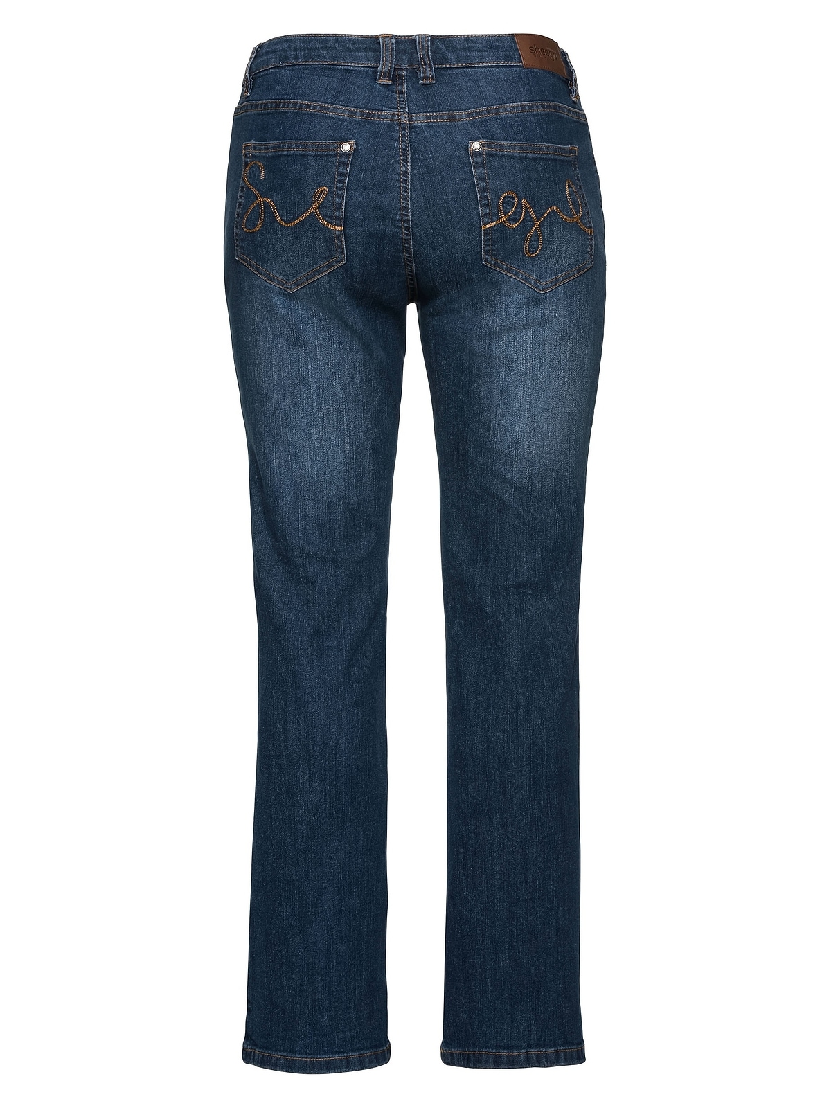 Sheego Bootcut-Jeans »Große Größen«, in 5-Pocket-Form, mit Used-Effekten