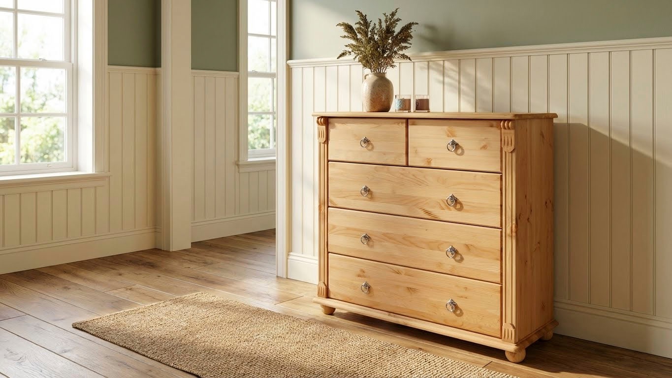 OTTO home Schubkastenkommode "Tessin" aus massiver, FSC zertifizierter Kief günstig online kaufen