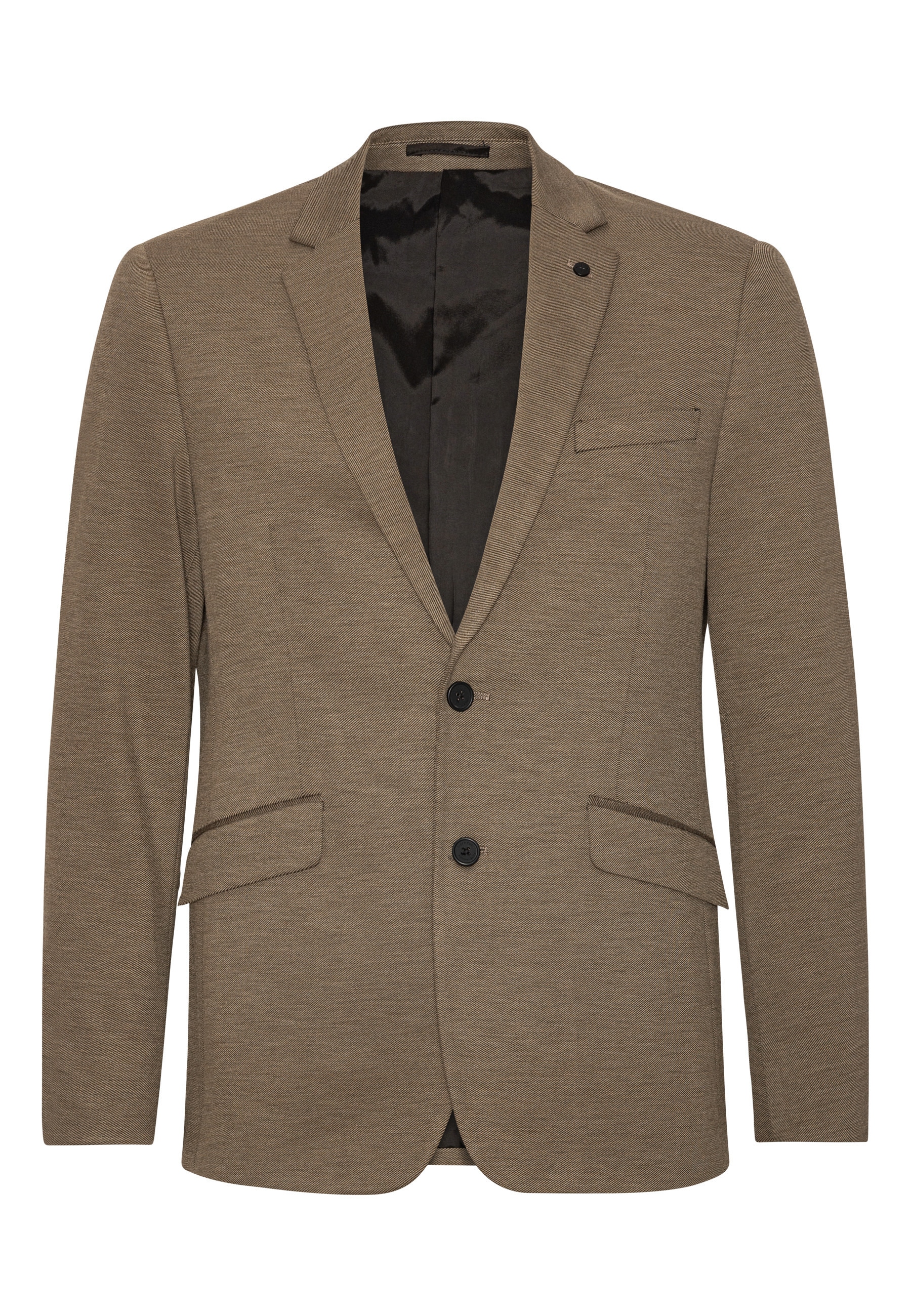 Clean Cut Copenhagen Strickfleecejacke "Clean Cut Copenhagen Brendon Blazer" 1 Stk. tlg. ohne Kapuze