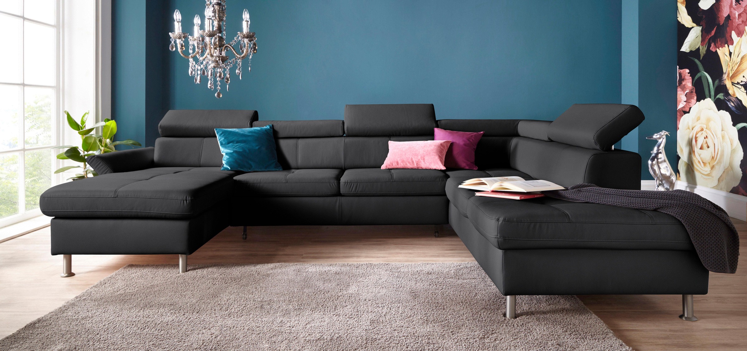 exxpo - sofa fashion Wohnlandschaft "Maretto, bequem und komfortabel, viel günstig online kaufen