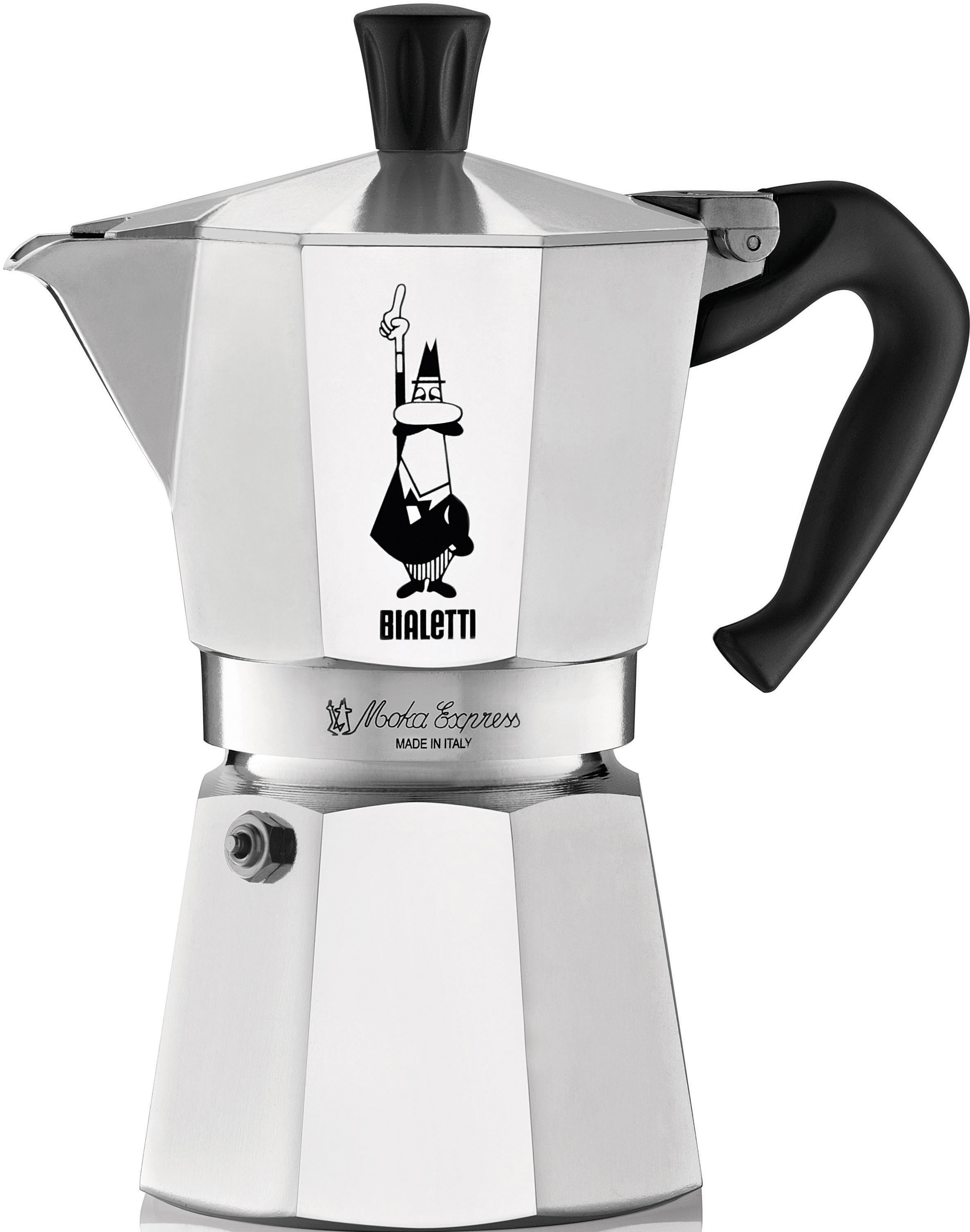 BIALETTI Espressokocher "Moka Express", 0,19 l Kaffeekanne, Aluminium