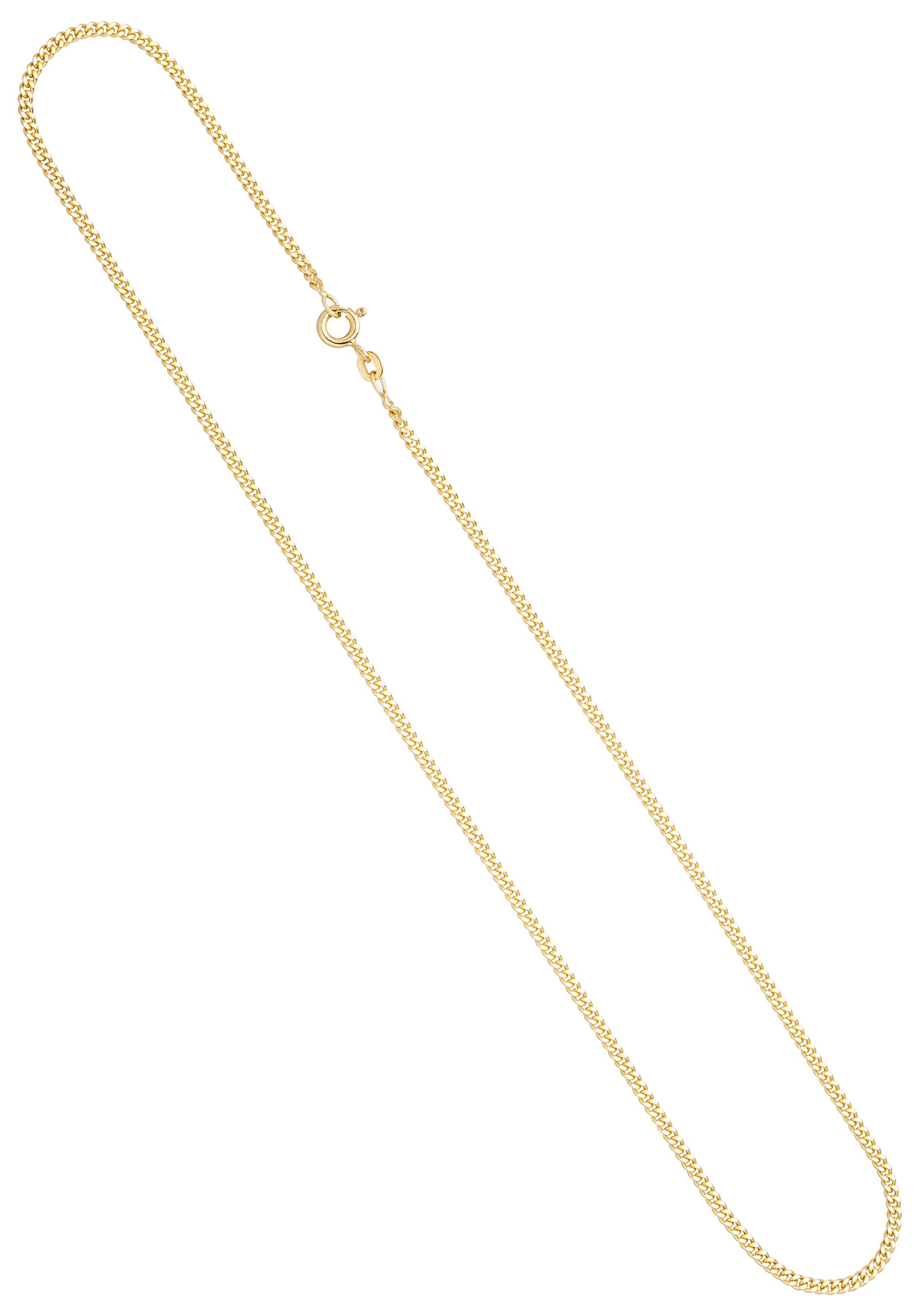 Goldkette JOBO "Panzerkette 2,1 mm" Gr. 50, gelbgold 585, Halsketten, Damen, 50cm, Gelbgold 585, Goldkette, 14 Karat 585 Gold