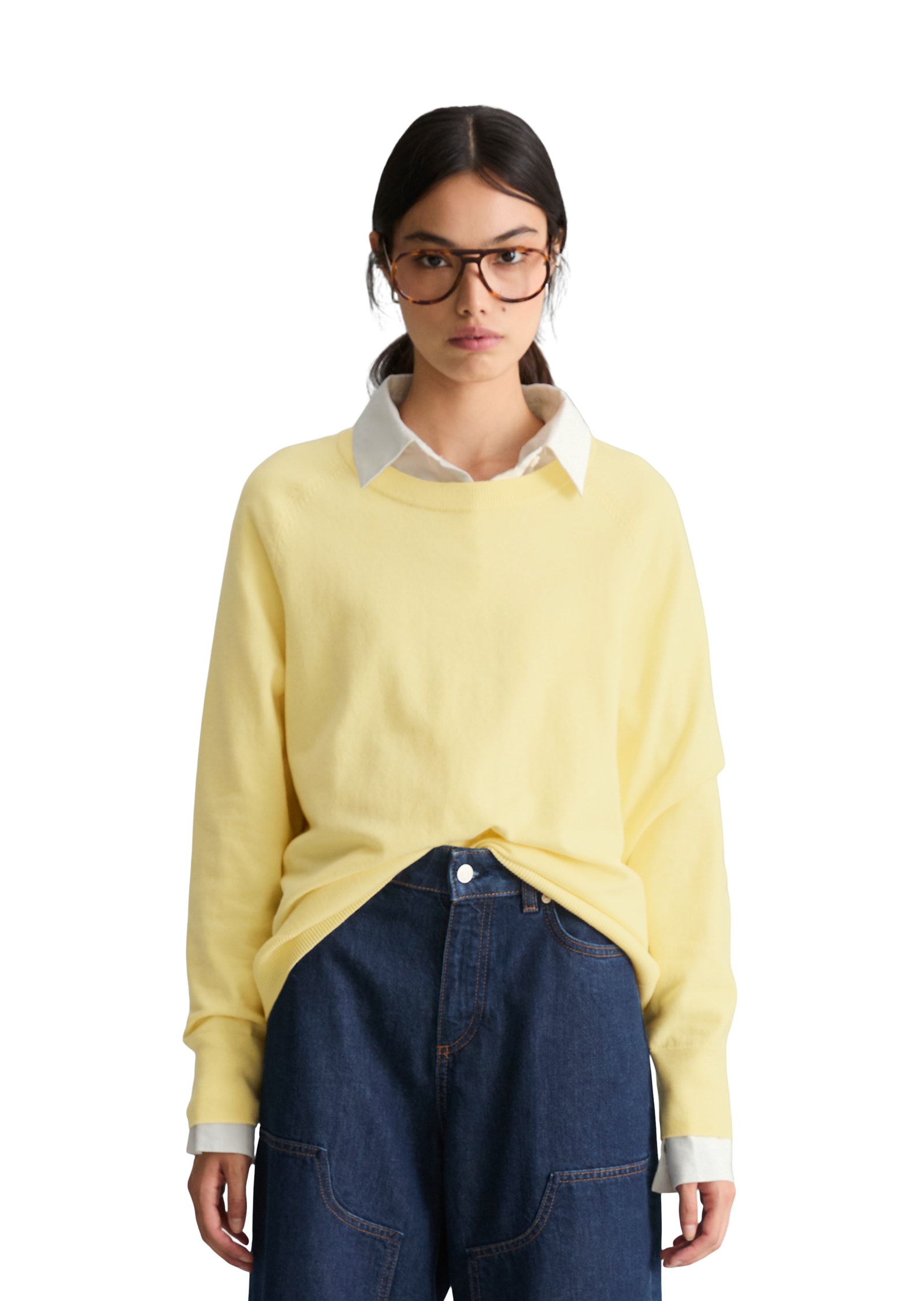 Marc OPolo DENIM Strickpullover "aus Soft Cotton Stretch"