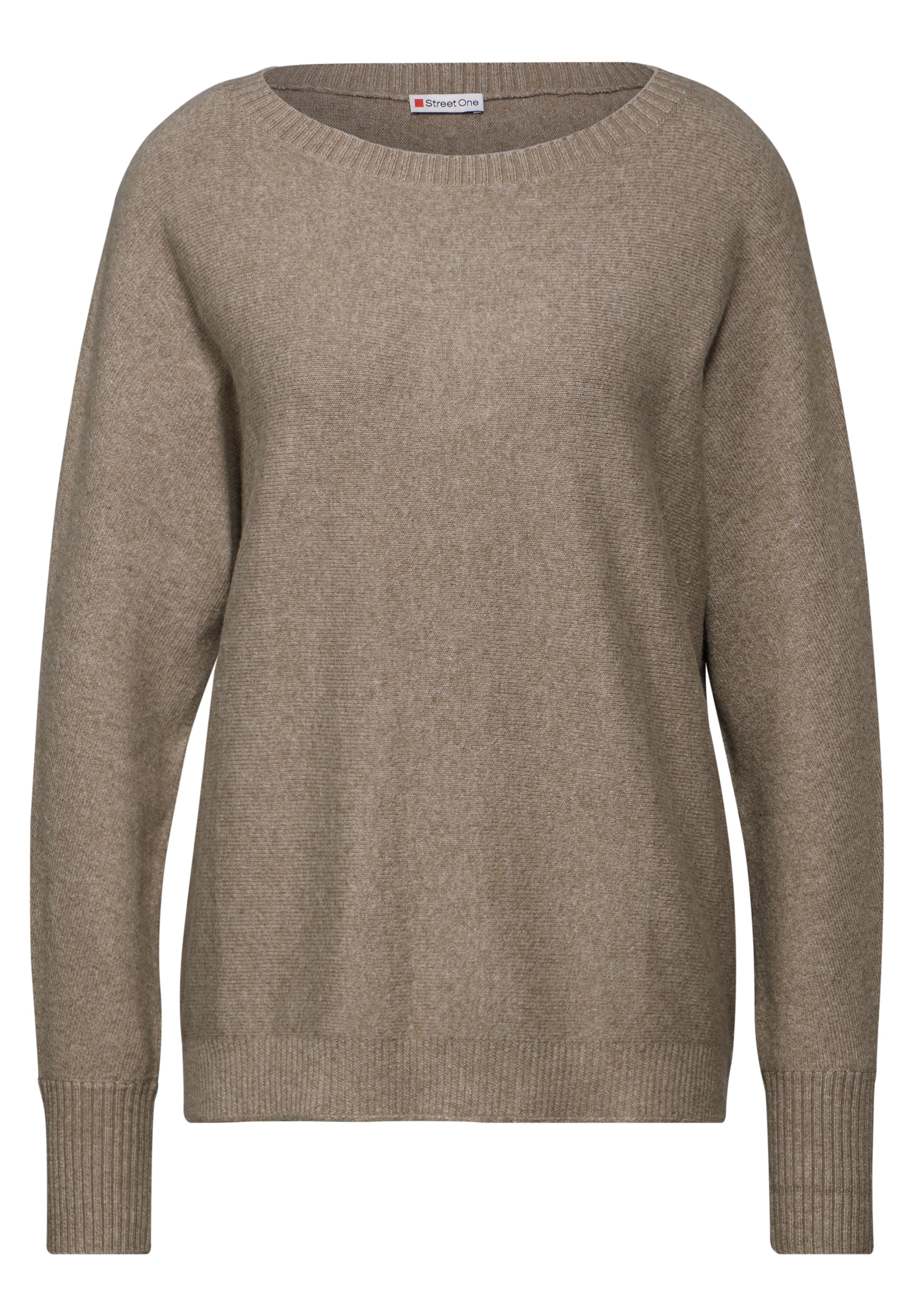STREET ONE Strickpullover, mit U-Boot-Ausschnitt