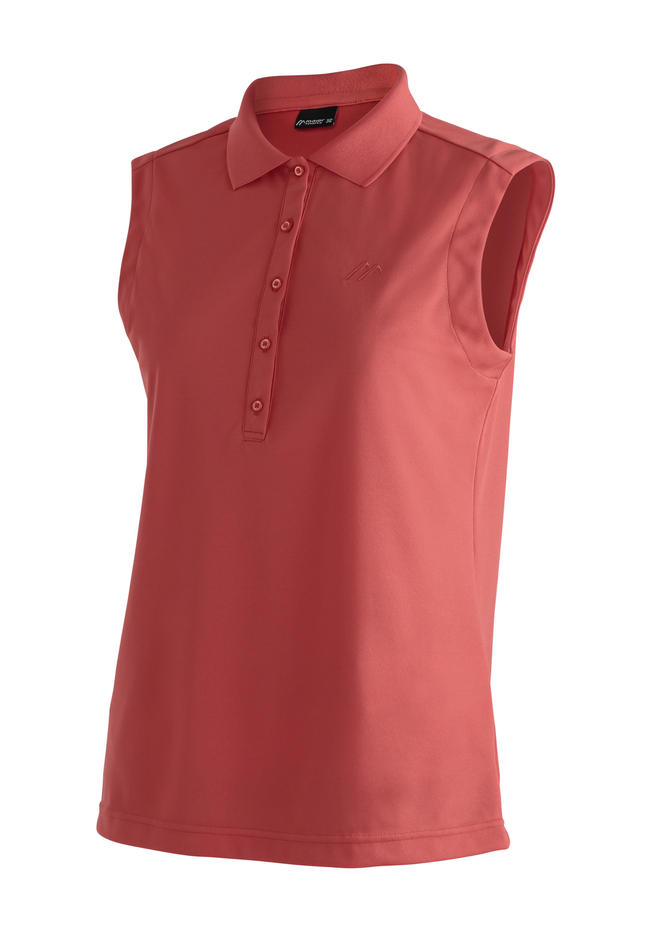 Maier Sports Poloshirt »Ulrike sleeveless«, Damen Funktionsshirt, ärmelloses Freizeitshirt, Regular Fit