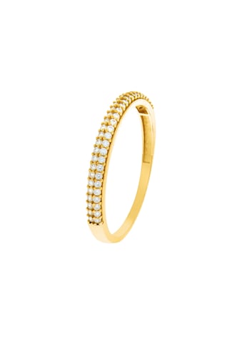 Fingerring »Gold 375 Zirkonia weiß«