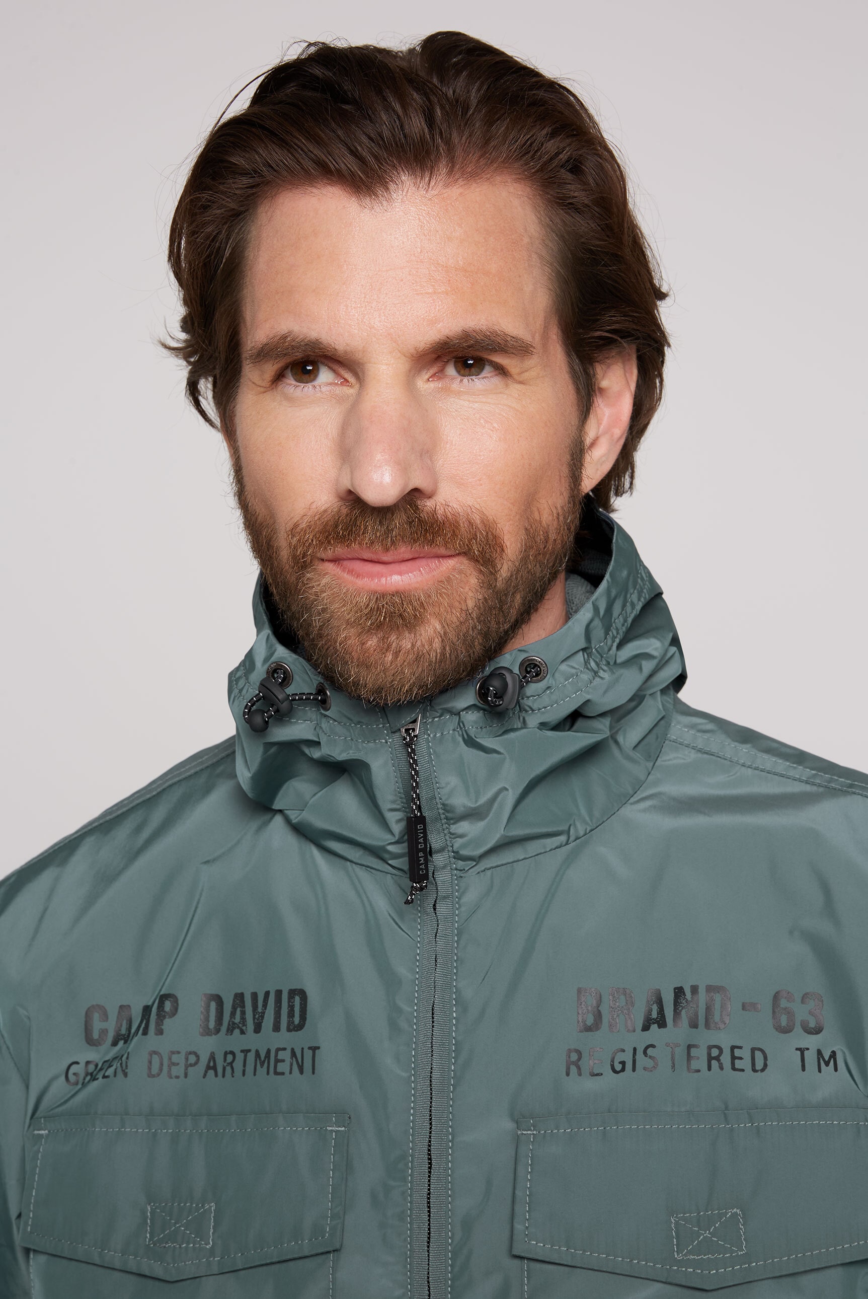 CAMP DAVID Windbreaker, mit Kapuze, mit Innentaschen
