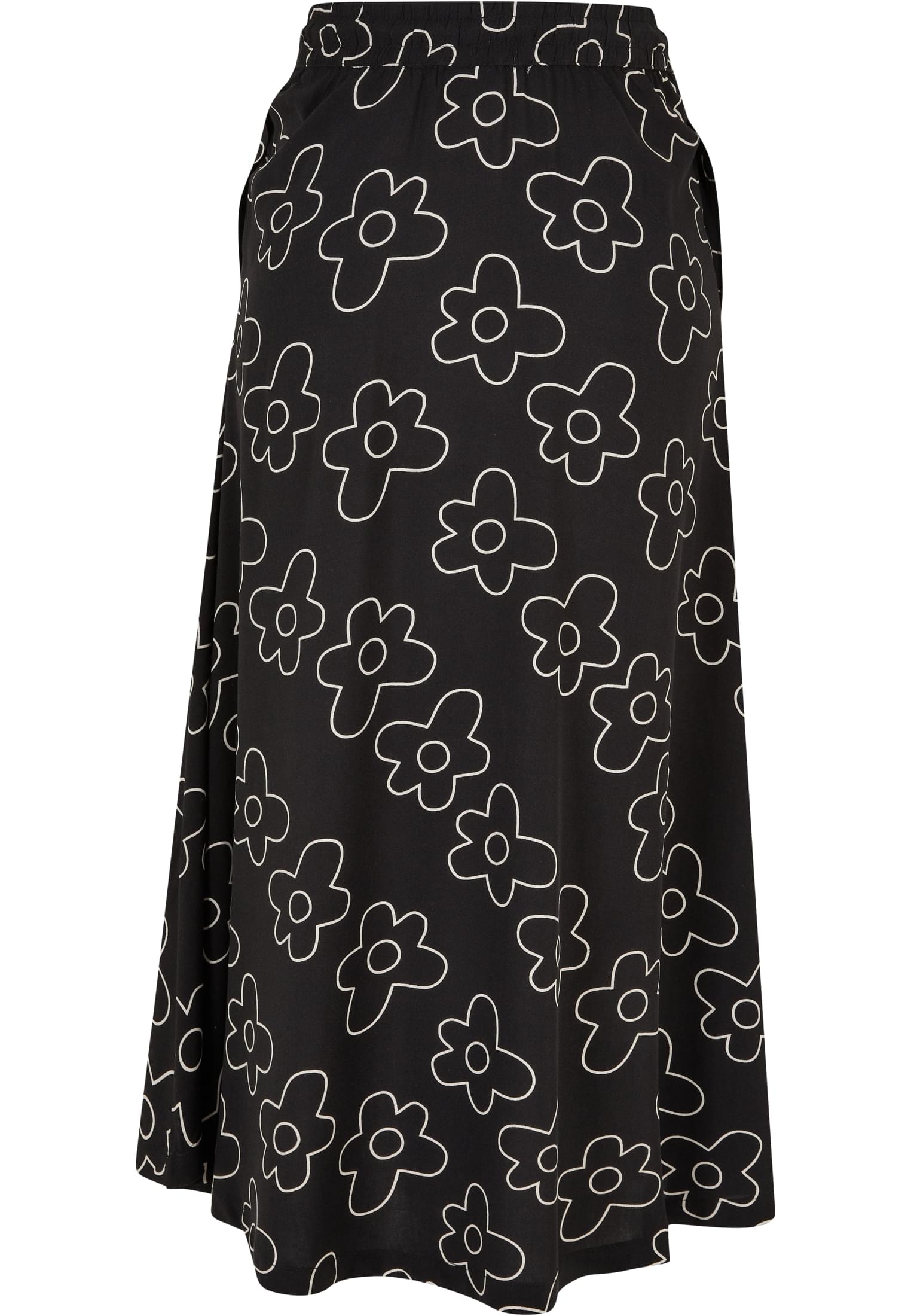 URBAN CLASSICS Jerseyrock »Damen Ladies | Viscose (1 Midi Skirt«, bestellen tlg.) für BAUR