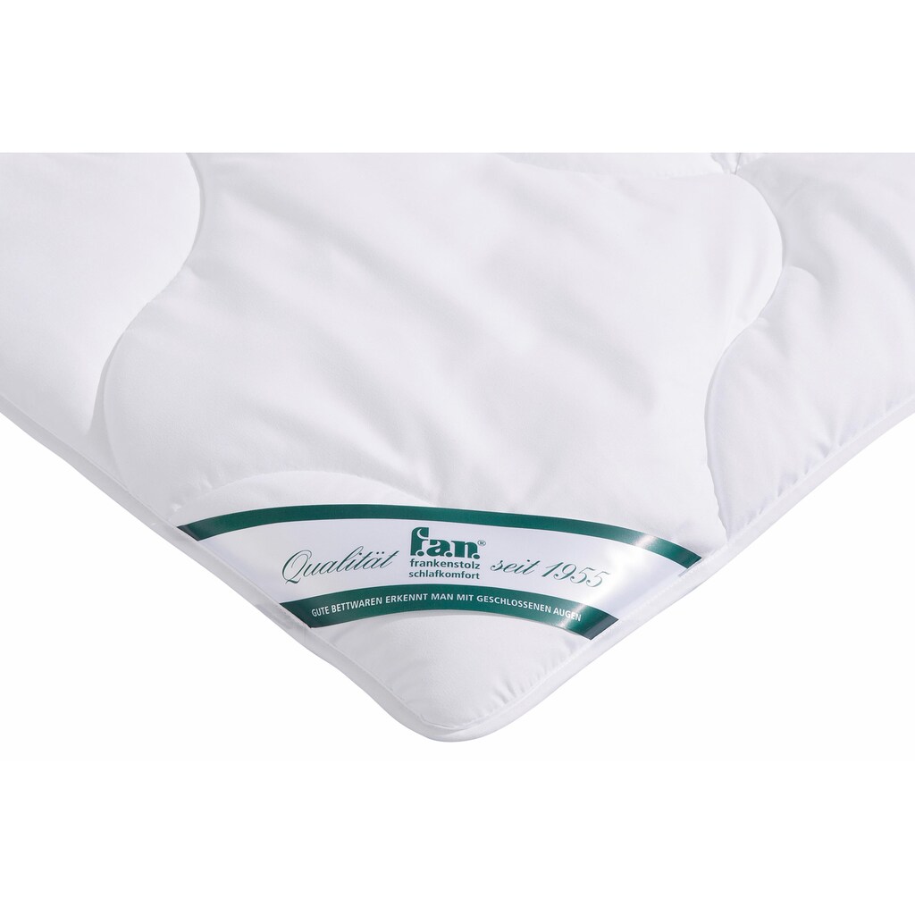 f.a.n. Schlafkomfort Microfaserbettdecke »Wellness für die Haut«, warm, Bezug 100% Polyester, (1 St.), Gewinner des Deutschen Innovationspreises - mit antibakterieller Wirkung durch Smartcel™sensitive