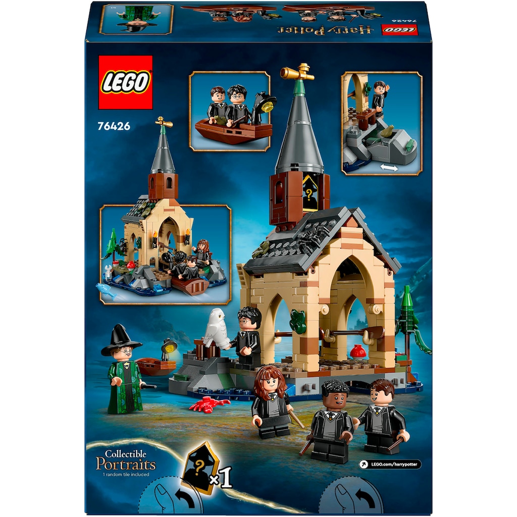 LEGO® Konstruktionsspielsteine »Bootshaus von Schloss Hogwarts™ (76426), LEGO® Harry Potter™«, (350 St.), Made in Europe