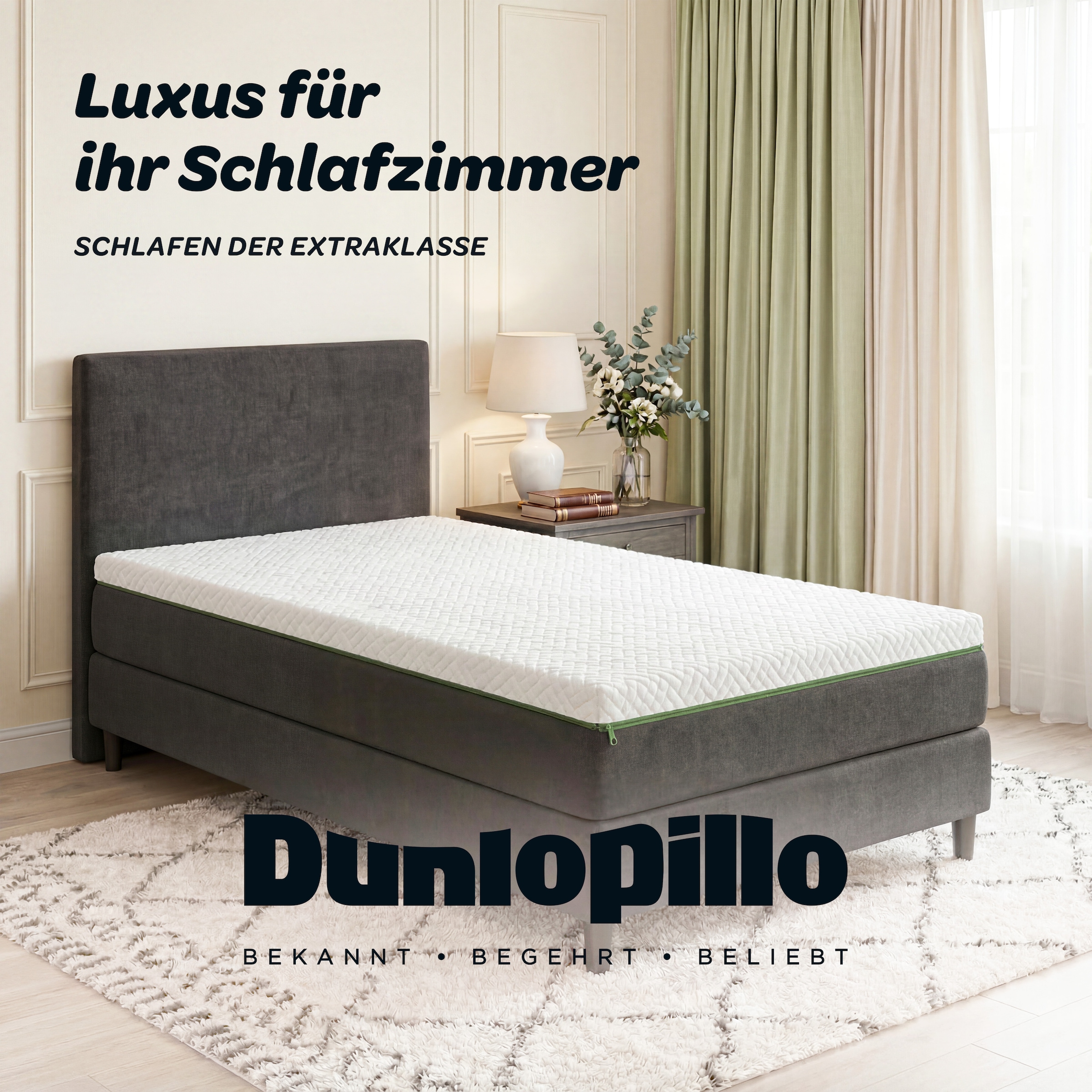 Dunlopillo Topper »Dunlopillo Supreme« Ideal für Personen mit Neigung zu nächtlichem Schwitzen