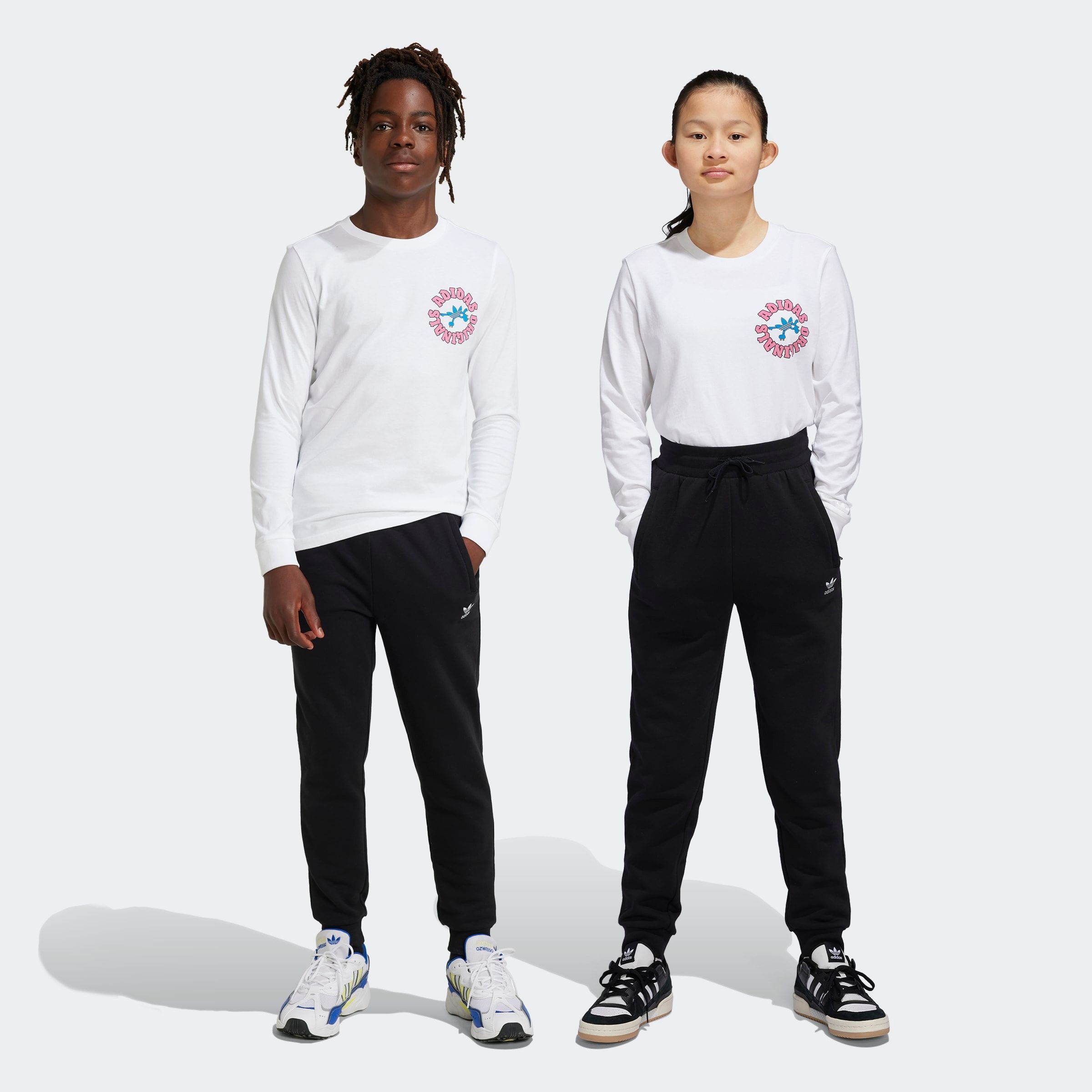 adidas Originals Sporthose "PANTS" für Kinder, mit Kordelverschluss, aus Baumwolle und Polyester