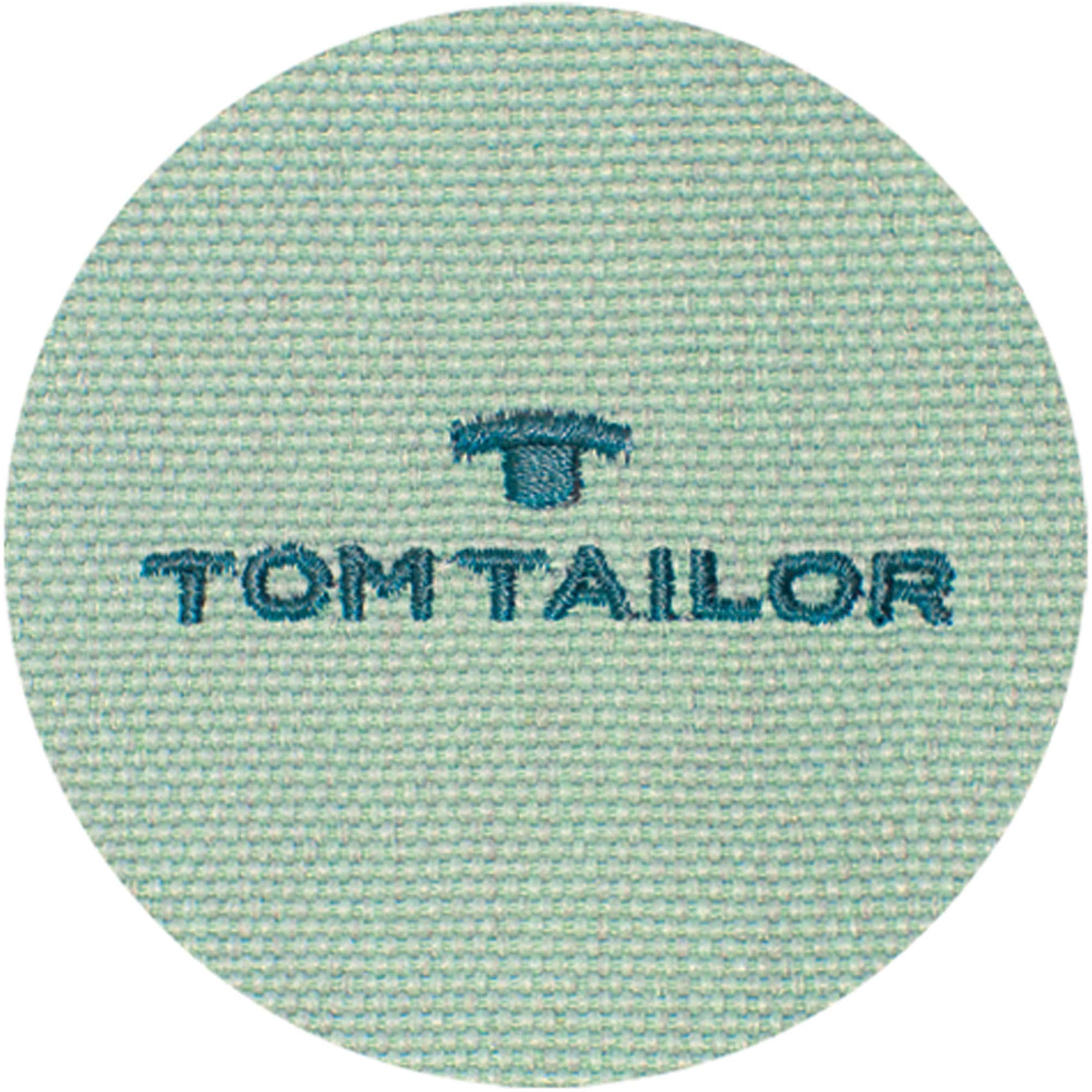 TOM TAILOR St.), mit (1 HOME Vorhang BAUR »Dove Signature«, Markenlogo | aufgesticktem