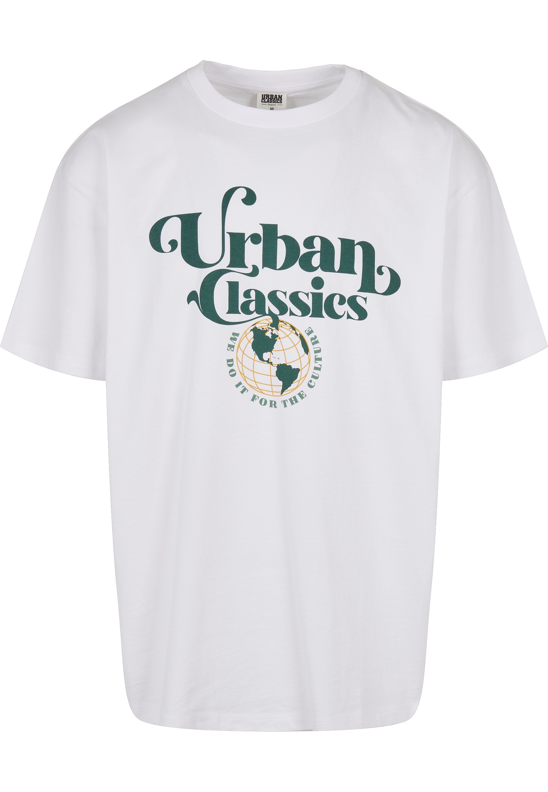 URBAN CLASSICS T-Shirt "Urban Classics Herren Organic Globe Logo Tee" 1 Stk.