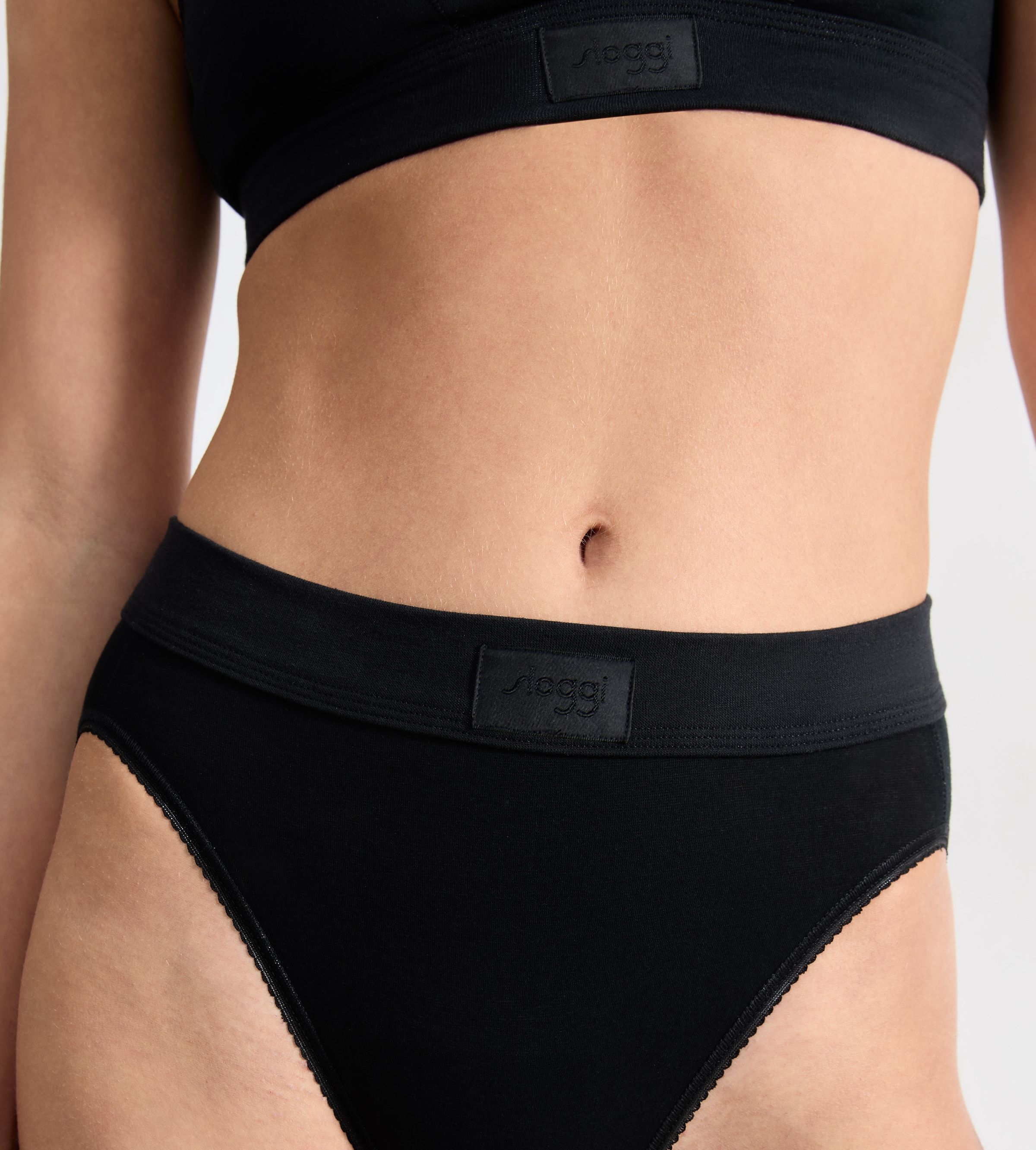 sloggi Slip »Double Comfort T Tai 2P«, (2er Pack), elastischer nahtloser Bund, hoher Beinausschnitt