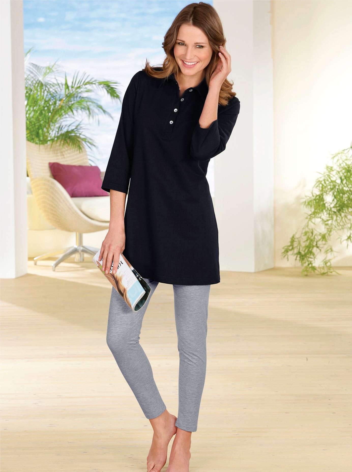 Longshirt "Longshirt" 1 Stk. tlg. günstig online kaufen