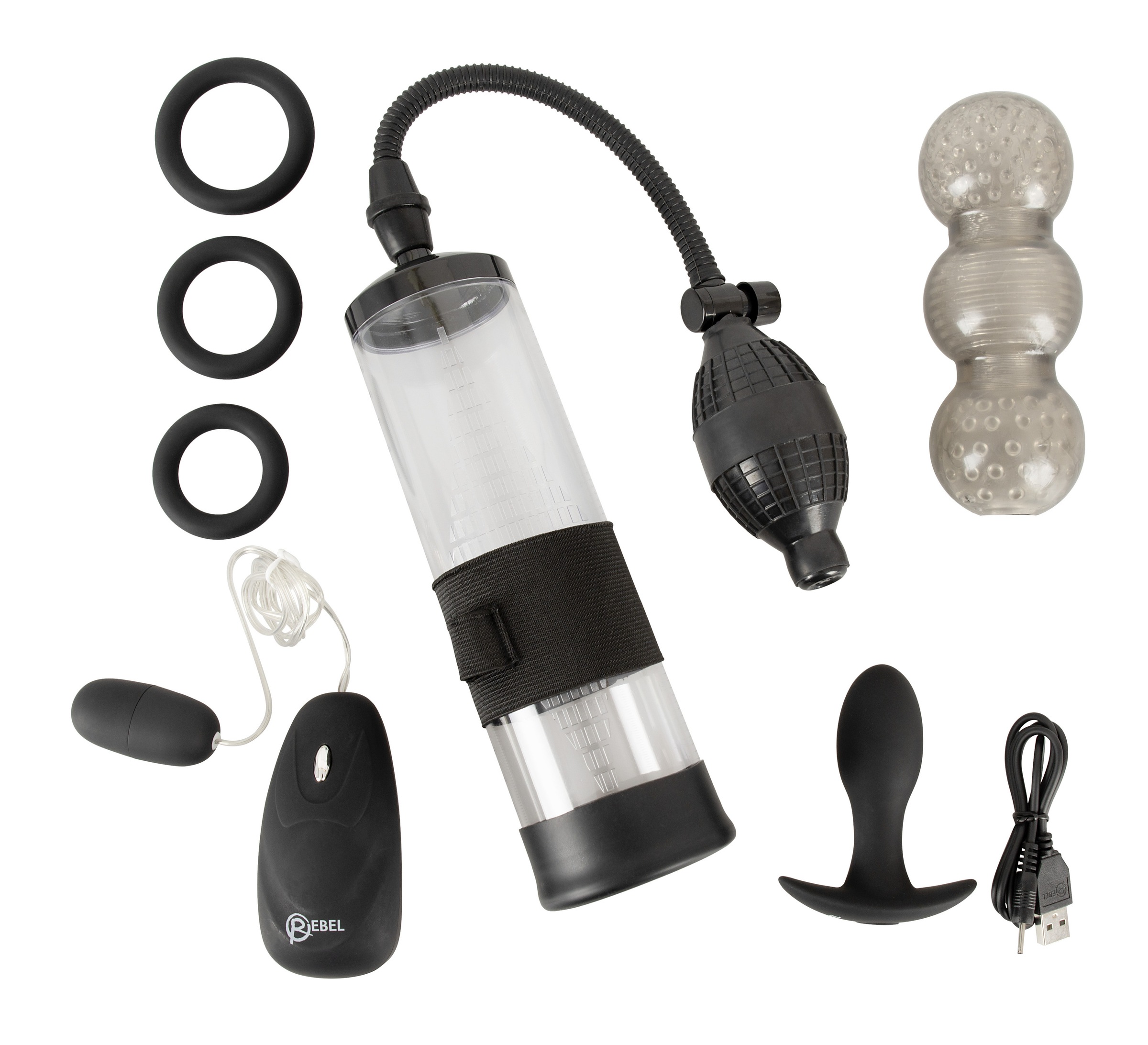 REBEL Penispumpe »Toy Set 7-Piece Performance Set«