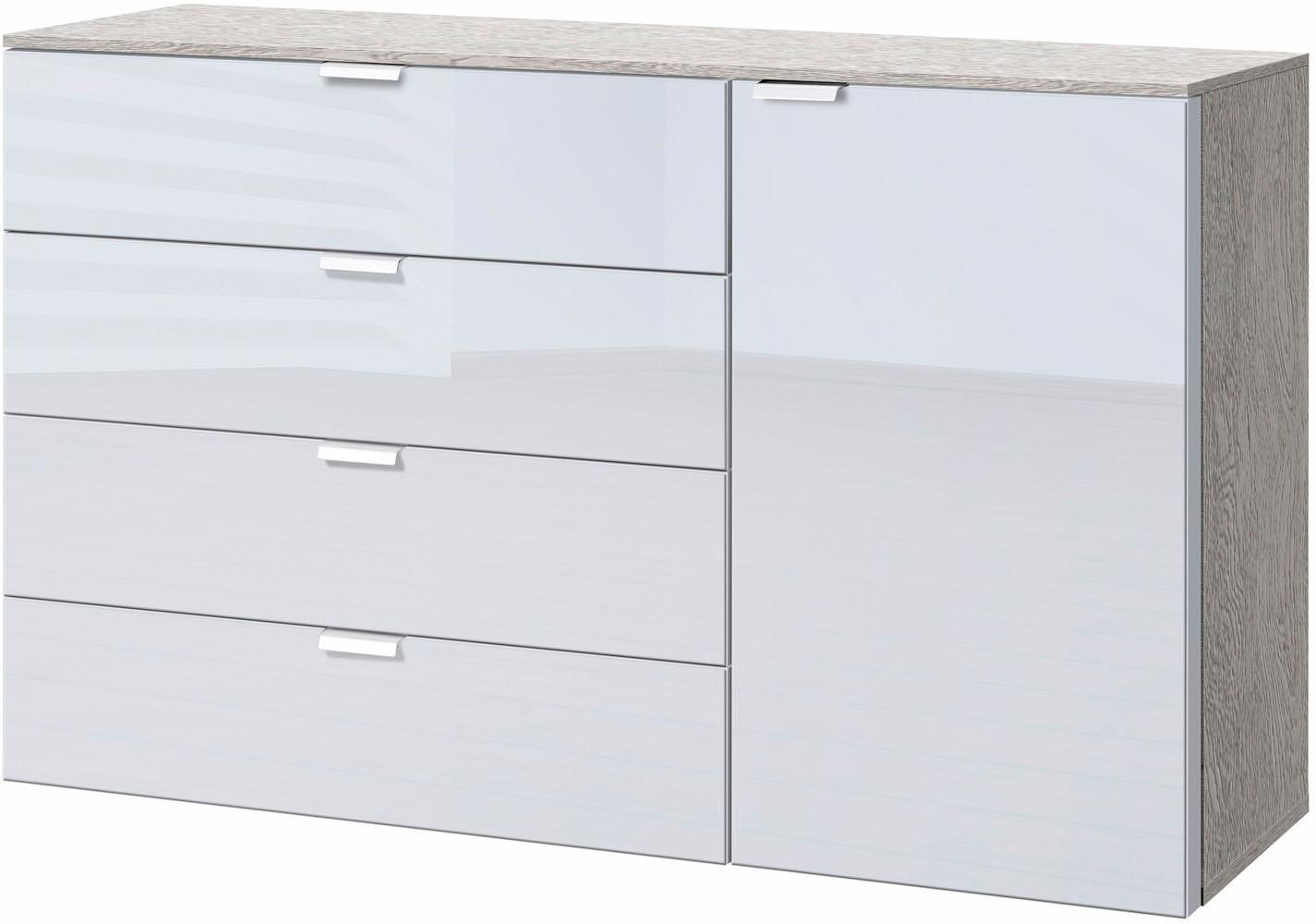 Express Solutions Kombikommode, Breite 130 cm, mit Glas