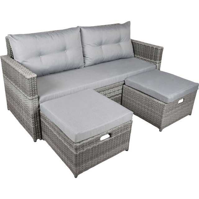 Garden Pleasure Gartenlounge-Set »MALTA«, (4 tlg.) | BAUR