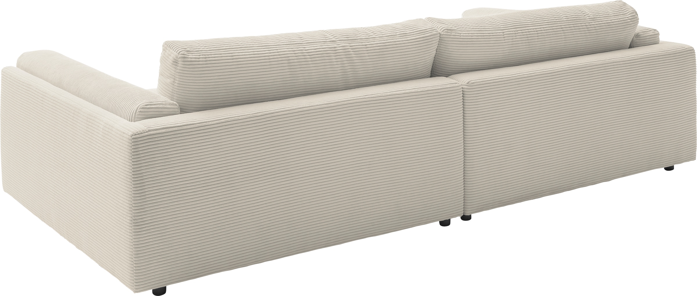 3C Candy Big-Sofa »Karalis mit extra großer Sitztiefe, elegantes Mega Sofa zum Relaxen,«, auch in Cord- oder Leder-Bezug, lose Kissen, loungige Bequemlichkeit
