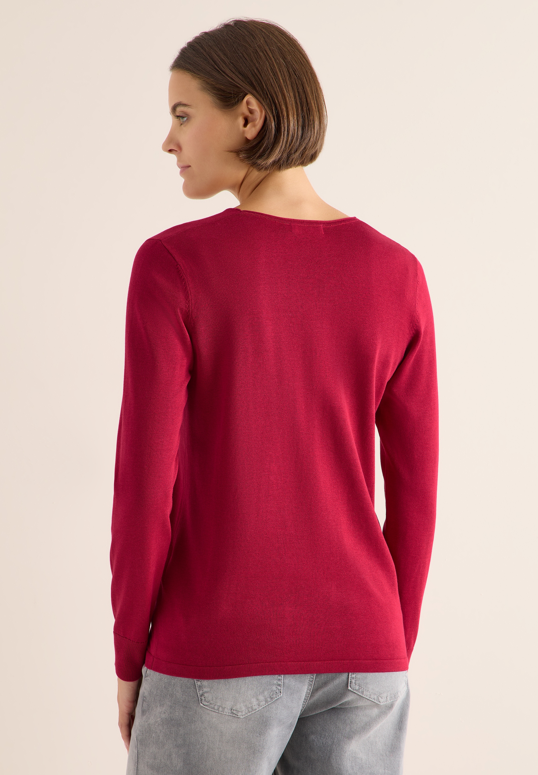Cecil Strickpullover, im soften Baumwoll-Mix