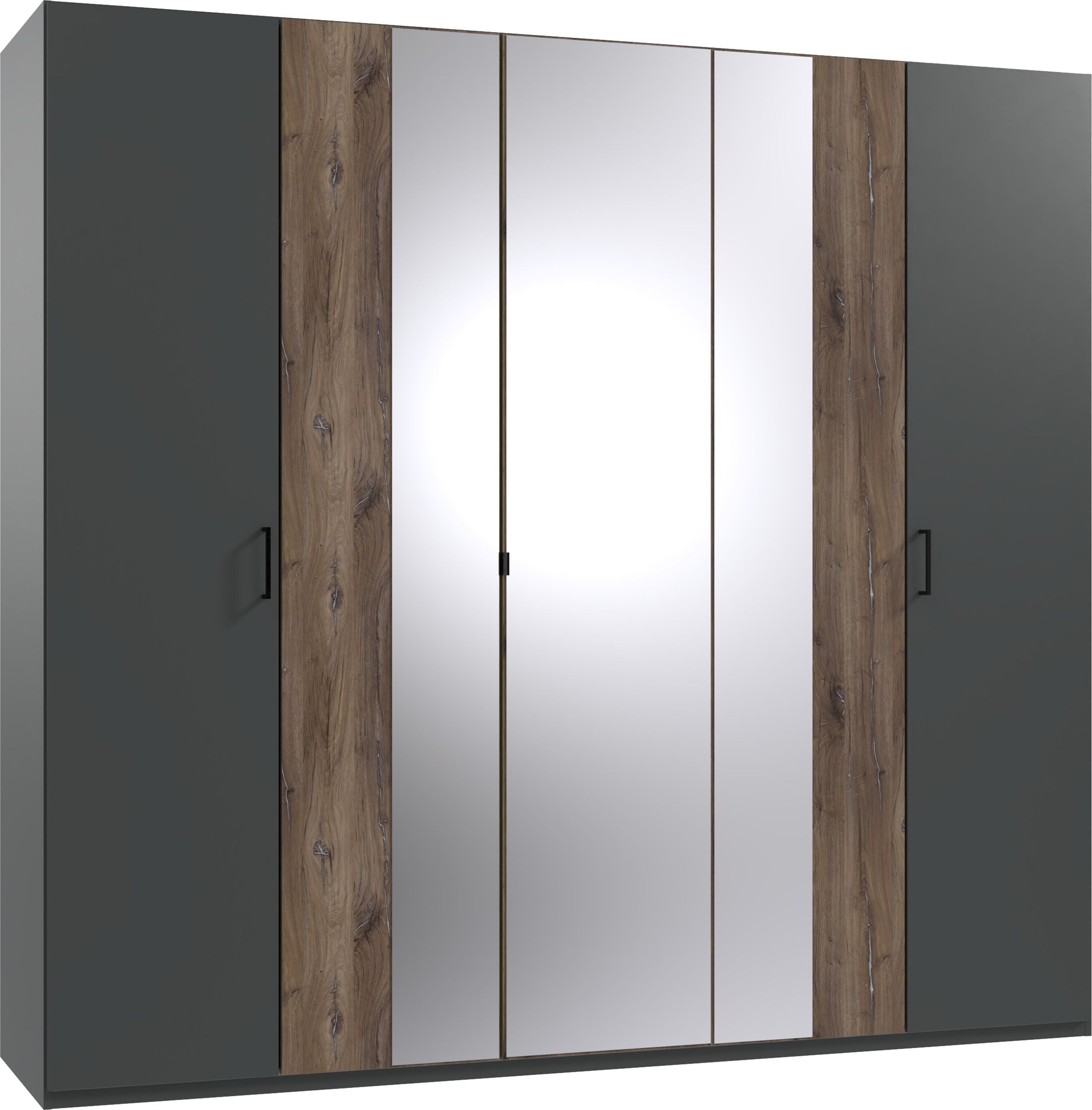 Spiegeltüren, »Kreta«, mit breit Drehtürenschrank | BAUR 225cm Wimex