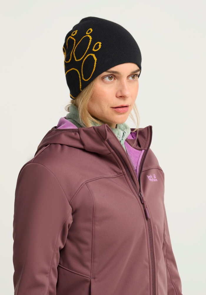 Jack Wolfskin Beanie »PAW BEANIE« Strickbeanie, warm, elastisch