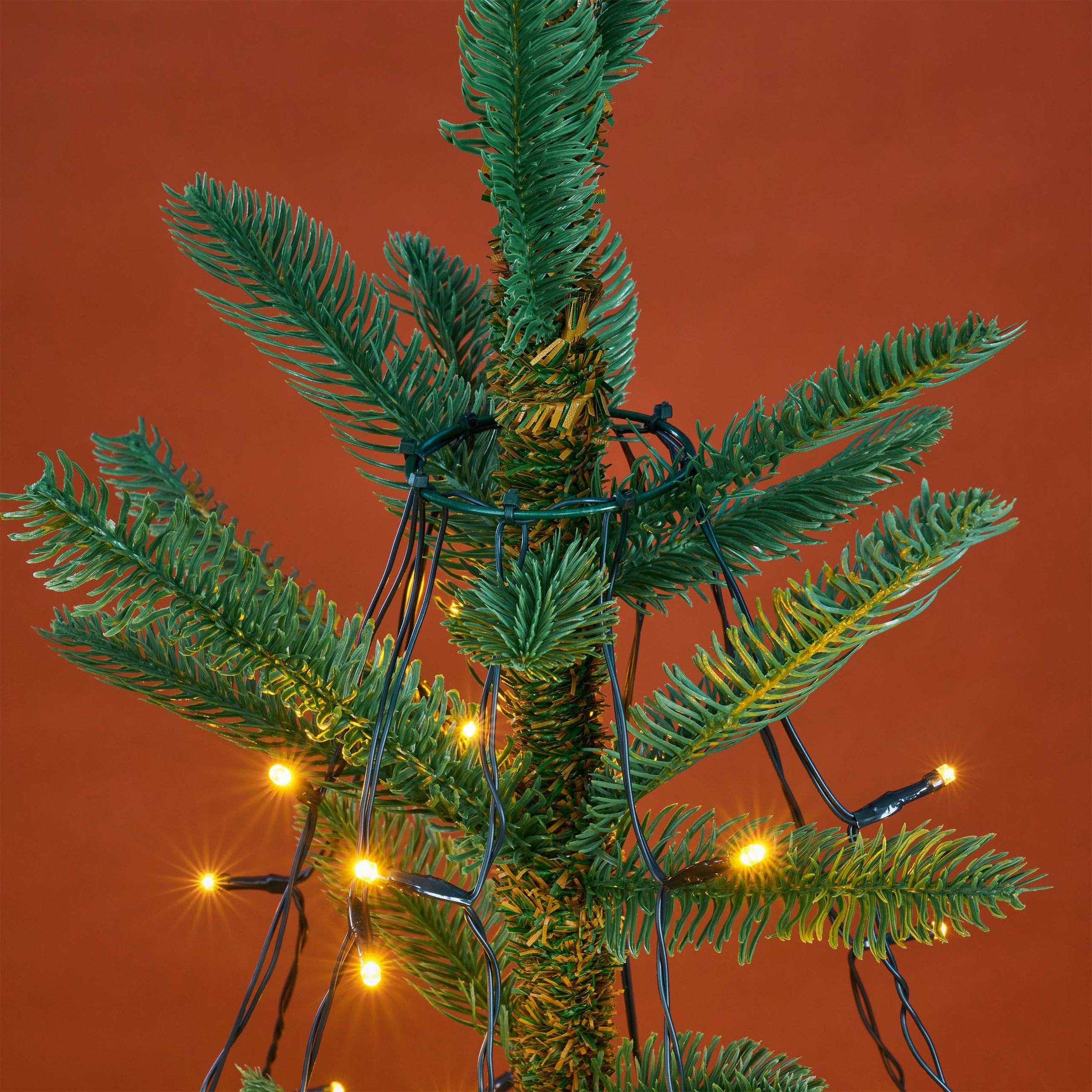 OTTO home LED-Baummantel »Laell - Outdoor / Indoor Baumvorhang« Außen, Deko, Timer, Lichterkette, warmweiß, Vorhang