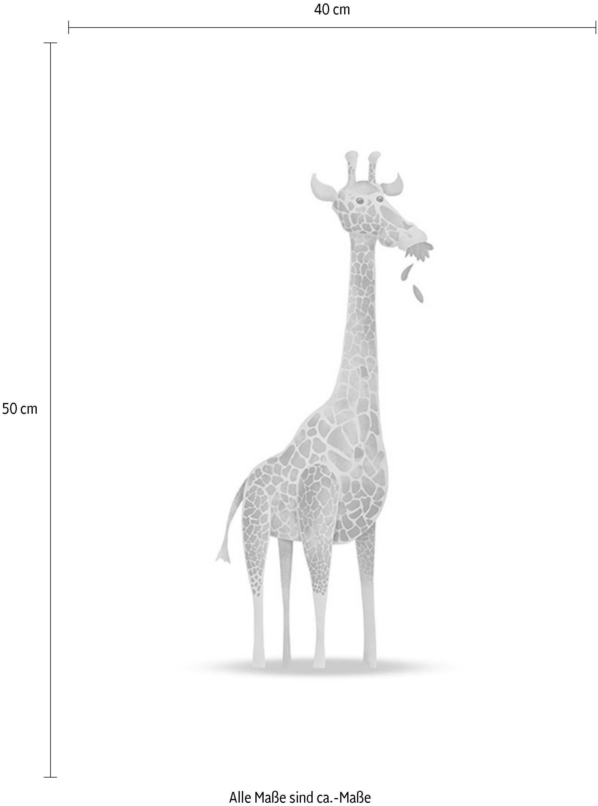 Komar Bild »Cute Animal Giraffe«, Tiere, (1 St.), Wandbild zur Dekoration - ohne Rahmen