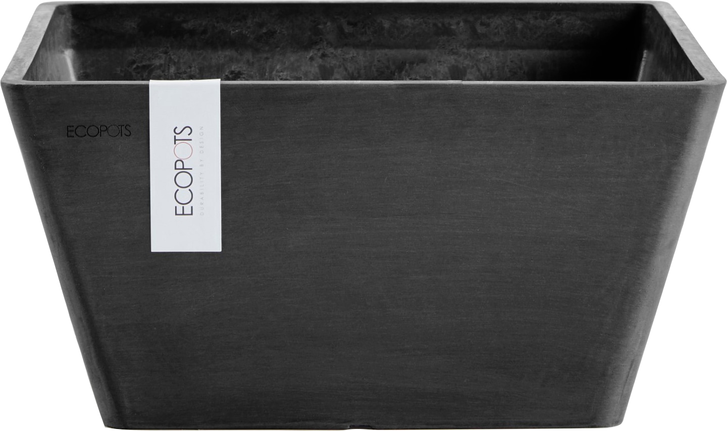 Blumentopf »BERLIN Dark grey«, BxTxH: 25x25x12,8 cm