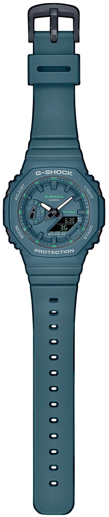 CASIO G-SHOCK Chronograph »GMA-S2100GA-3AER«, Quarzuhr, Armbanduhr, Damen, Herren, digital, bis 20 bar wasserdicht