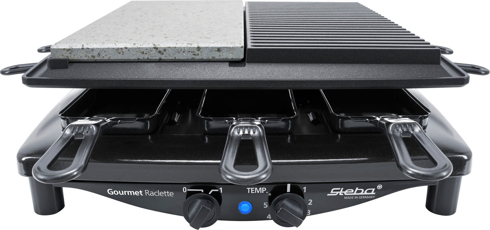 Steba Raclette "RC 4 Plus" 8 Stk. Raclettepfännchen 1.450 W günstig online kaufen