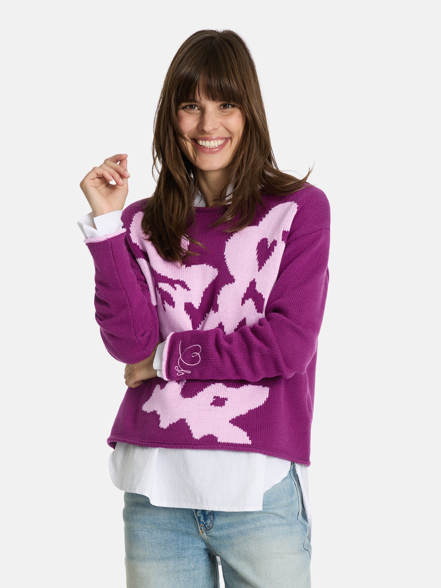 Lieblingsstück Strickpullover »SaraiL«, in lockerer Passform
