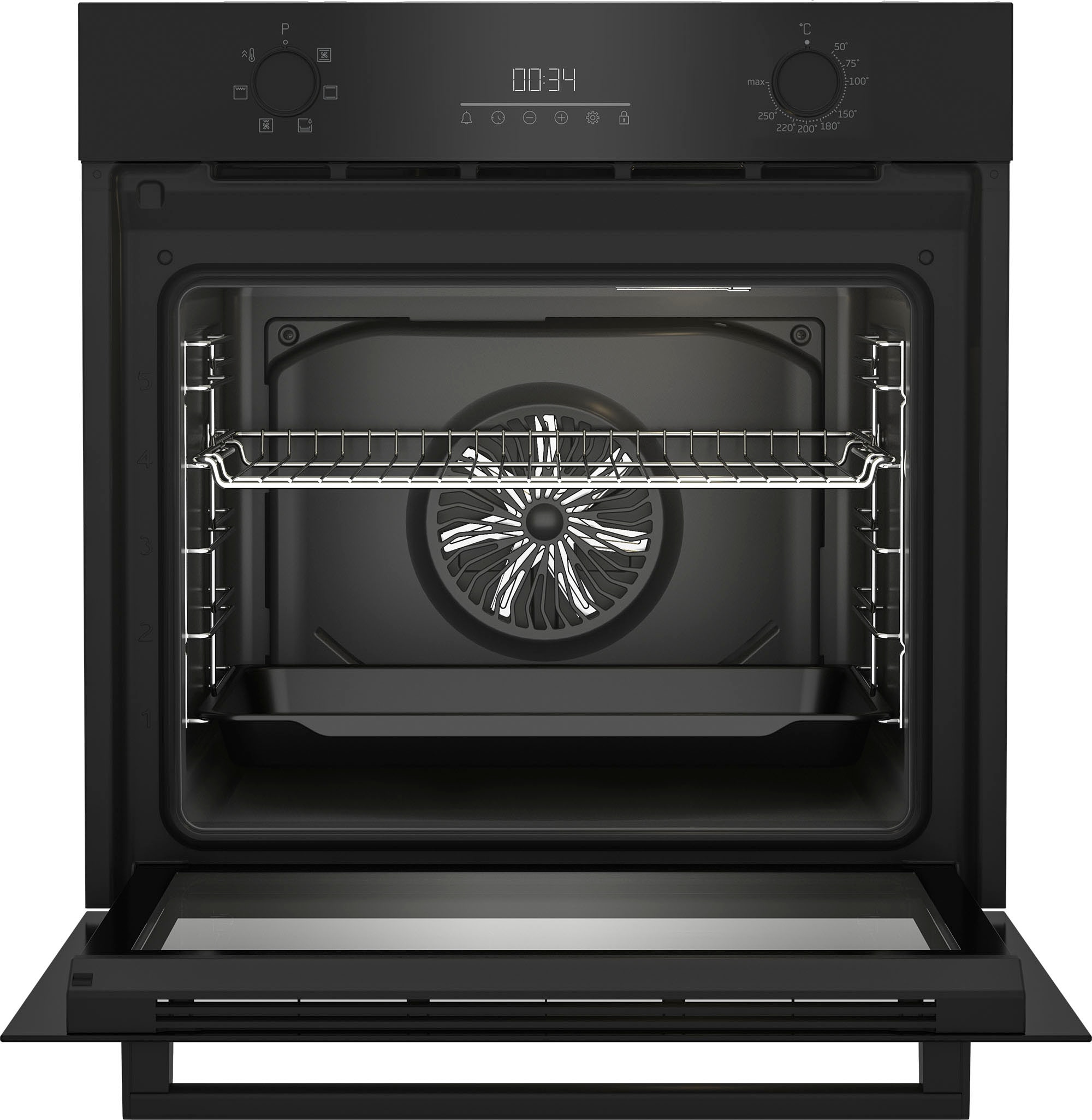 BEKO Einbaubackofen b3000 »BBIE17300B 7768288383«, mit Teleskopauszug nachrüstbar, SteamShine