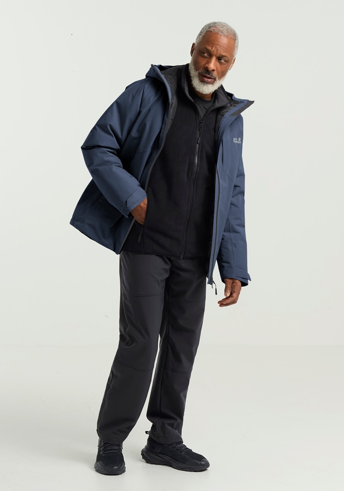 Thumbnail - Jack Wolfskin Daunenjacke "ICECAPE 2L DOWN INS JKT M RDS" mit Kapuze