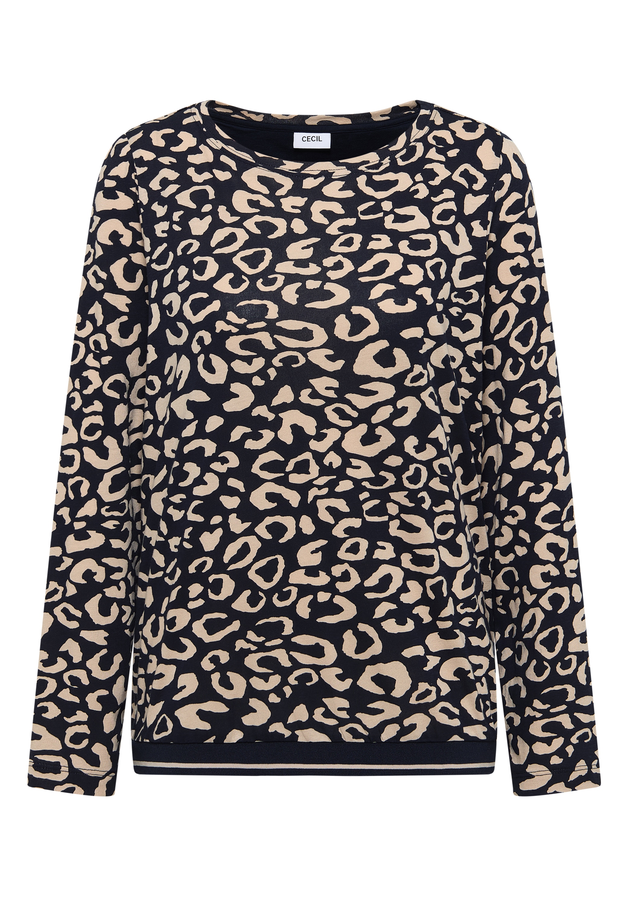 Cecil Langarmshirt, mit U-Boot-Ausschnitt