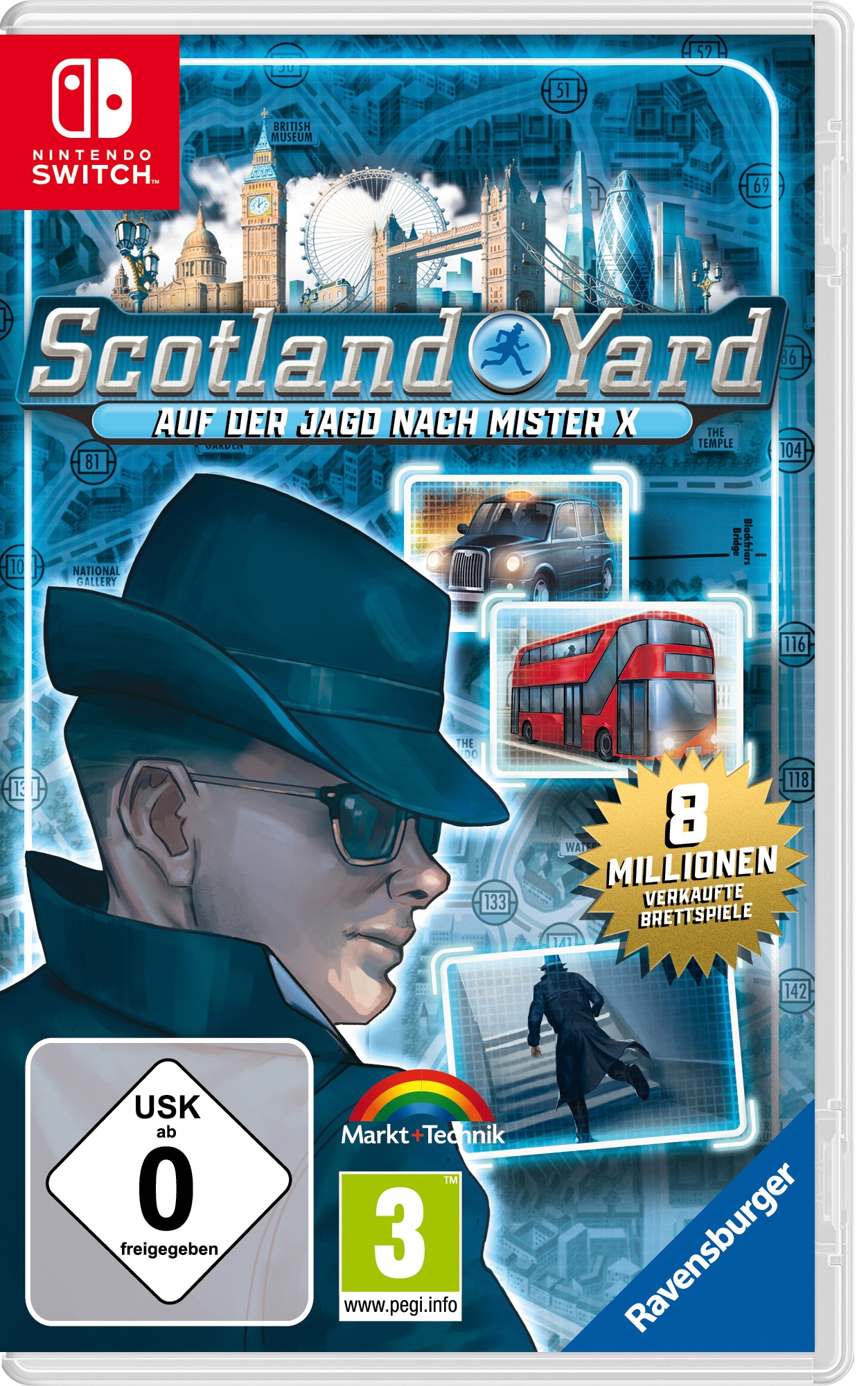Markt+Technik Spielesoftware »Scotland Yard«, Nintendo Switch