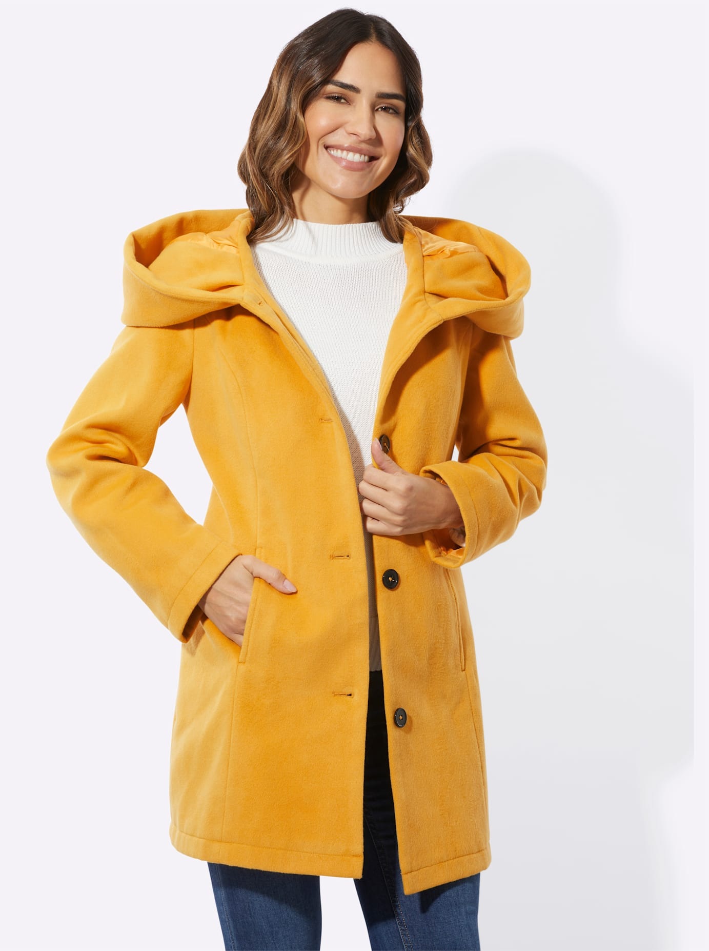 Classic Basics Langjacke, mit Kapuze günstig online kaufen