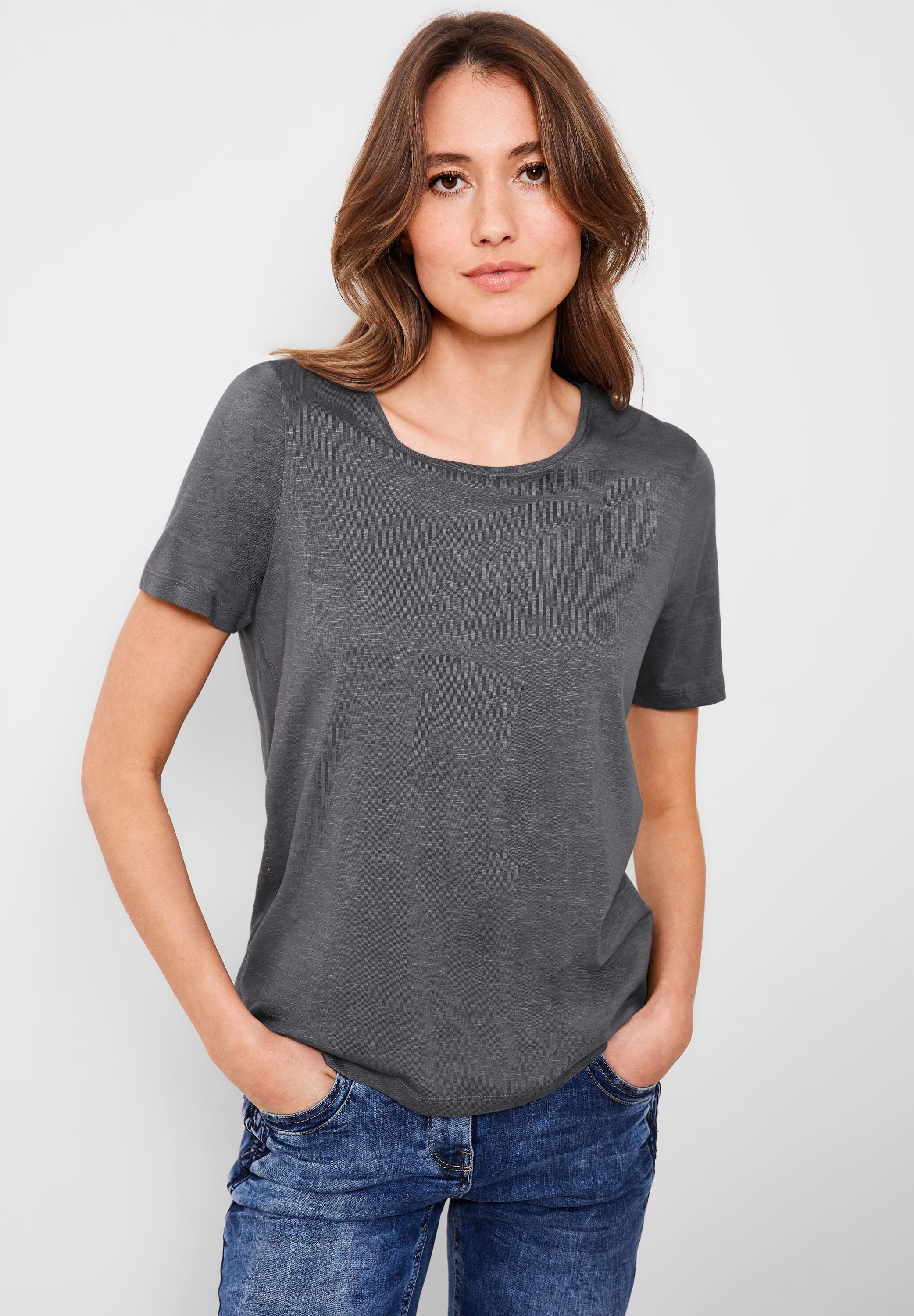 Cecil T-Shirt, aus reiner Baumwolle