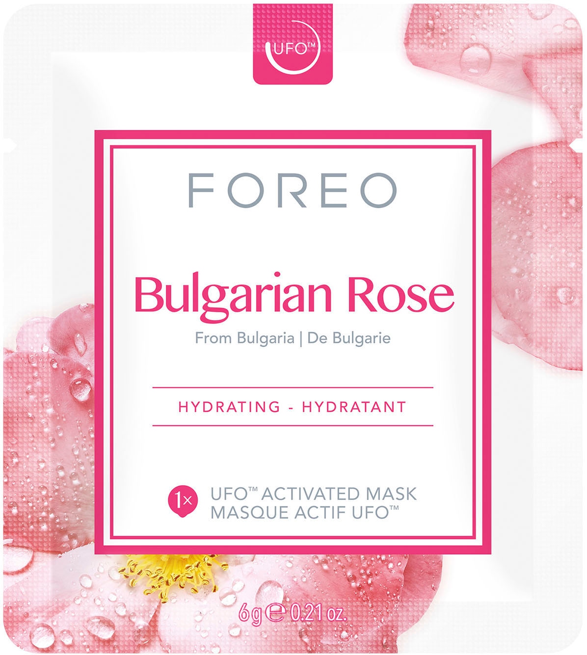 FOREO Tuchmaske »Bulgarian Rose«, (Packung), 6 x 6 g, kompatibel mit UFO &  UFO mini bestellen | BAUR