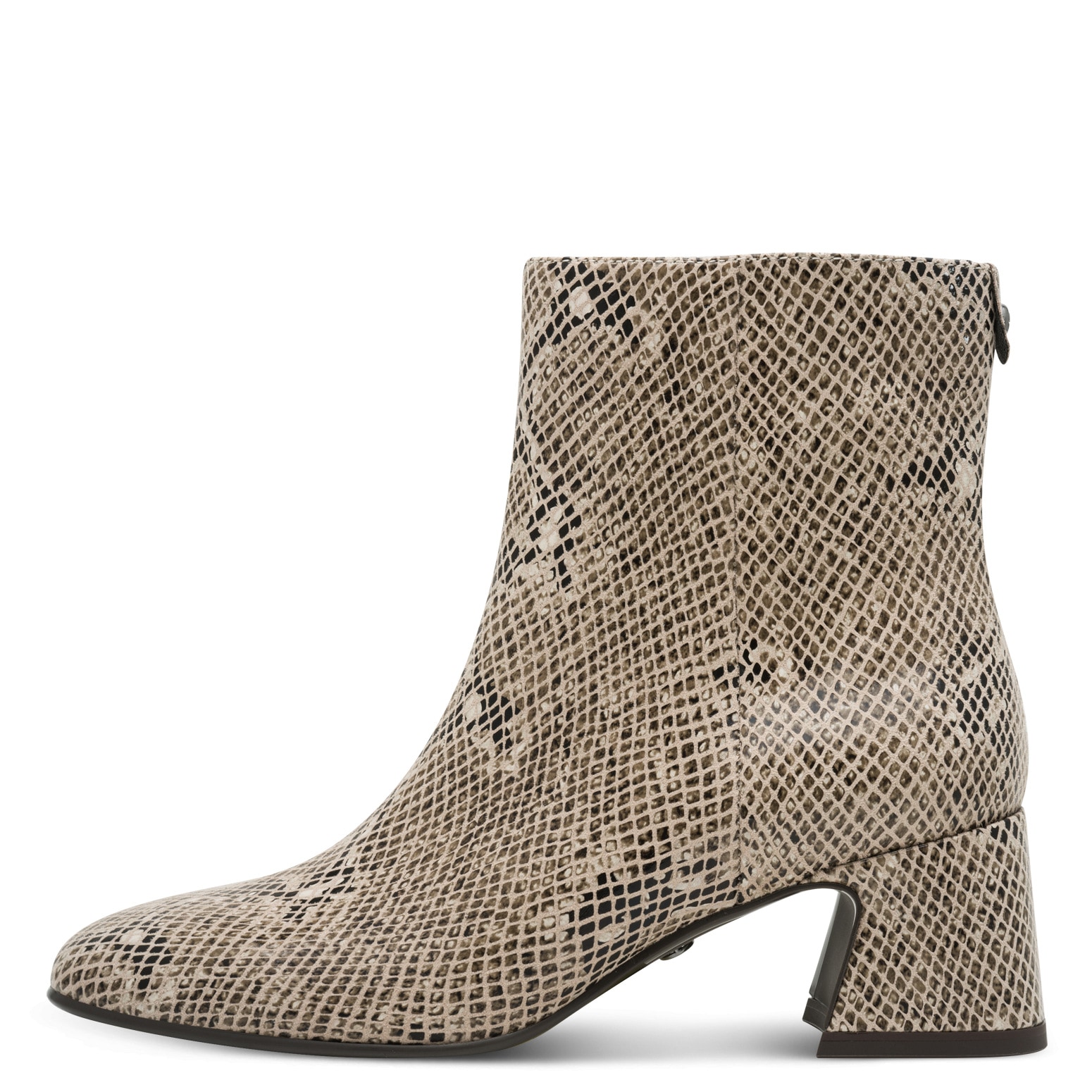 Tamaris Stiefelette, Blockabsatz, Partystiefelette in cooler und angesagter Snake-Optik