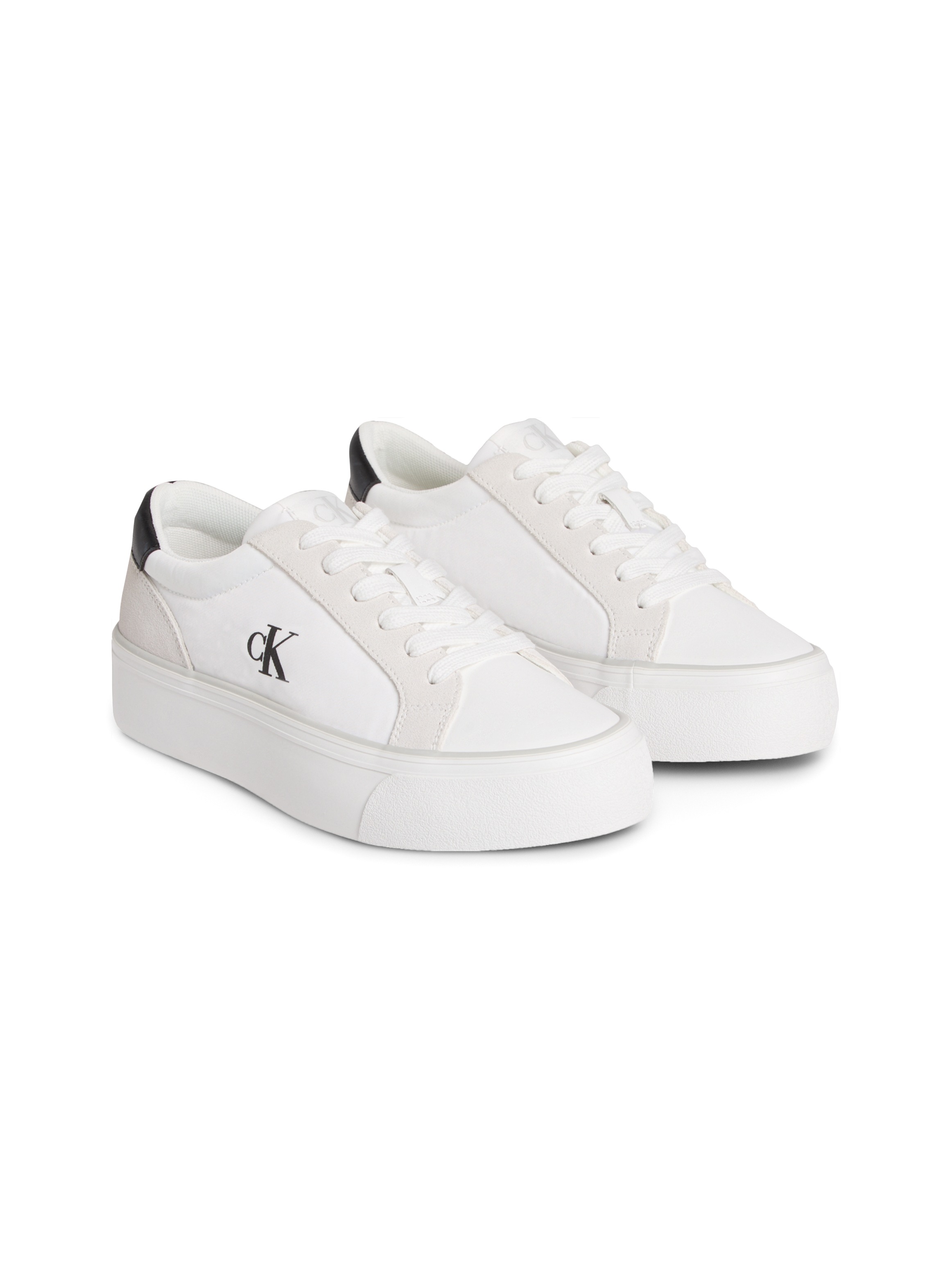 Calvin Klein Jeans Plateausneaker "VULC FLATFORM MG NYLON MIX", Schnürschuh günstig online kaufen