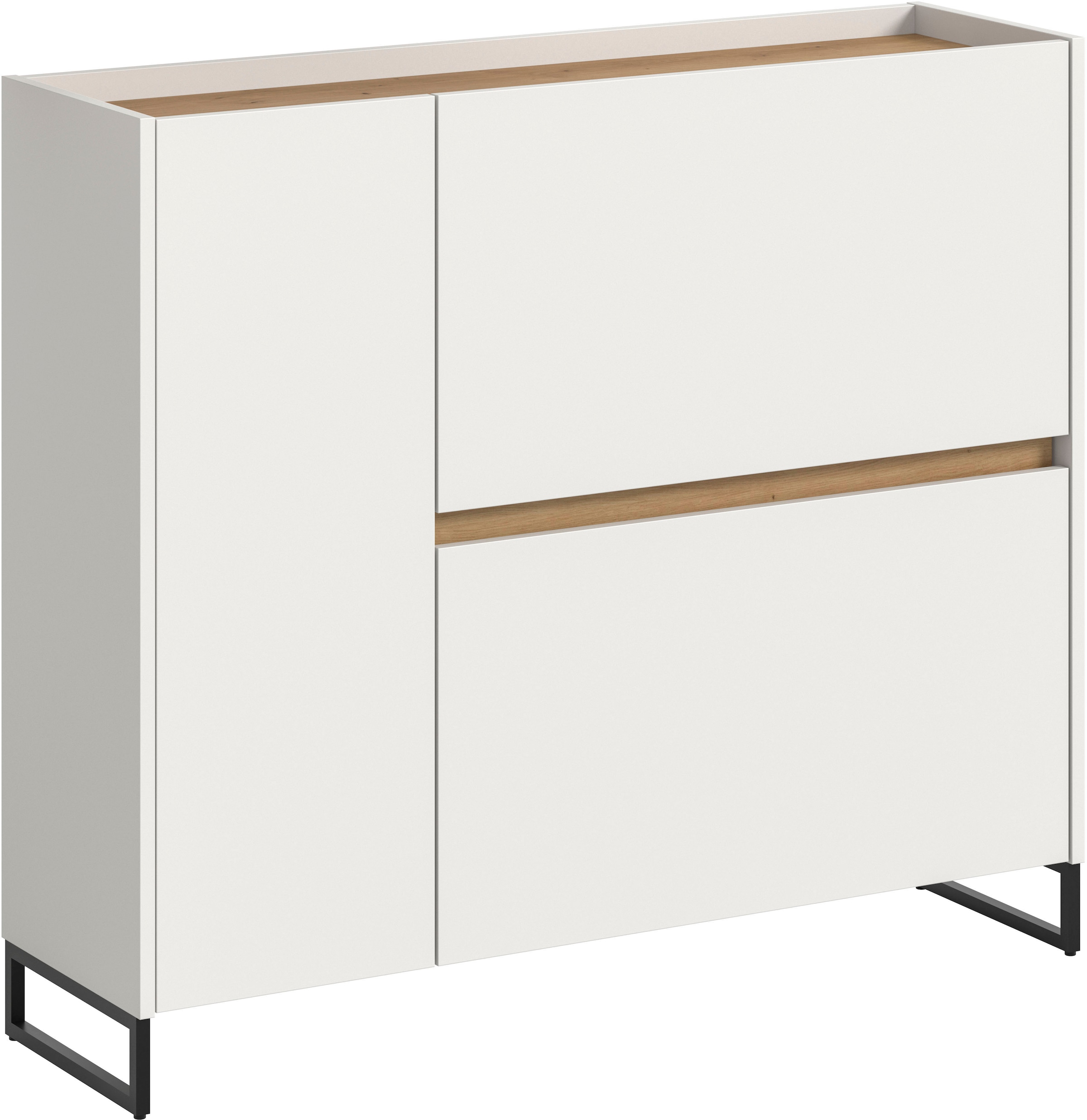 INOSIGN Schuhschrank "EVRID, Breite 110cm, 1 Tür, 2 Schuhwalzen, inkl. Meta günstig online kaufen