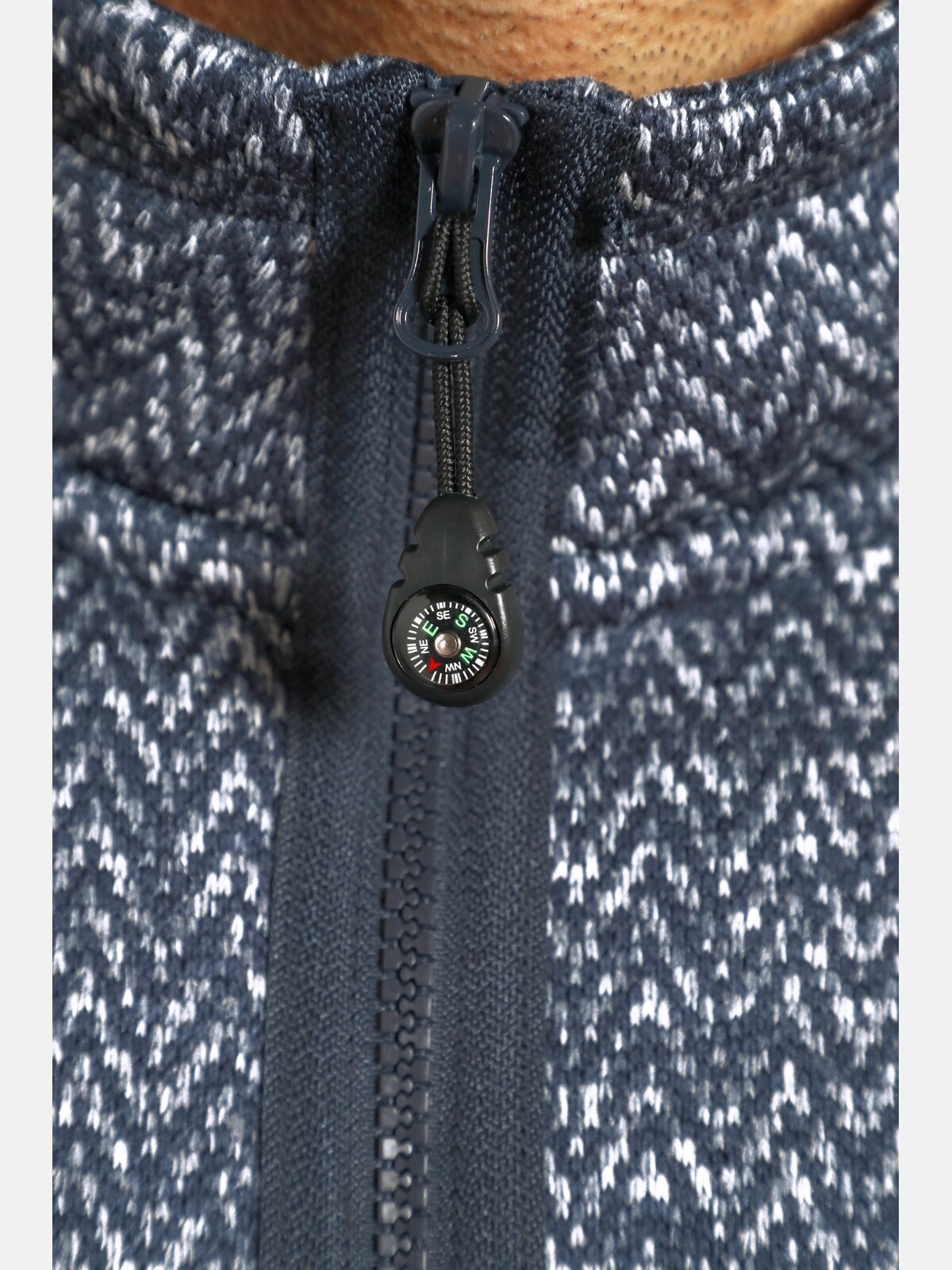 Jan Vanderstorm Sweatjacke »Strickfleecejacke KOLMUND«